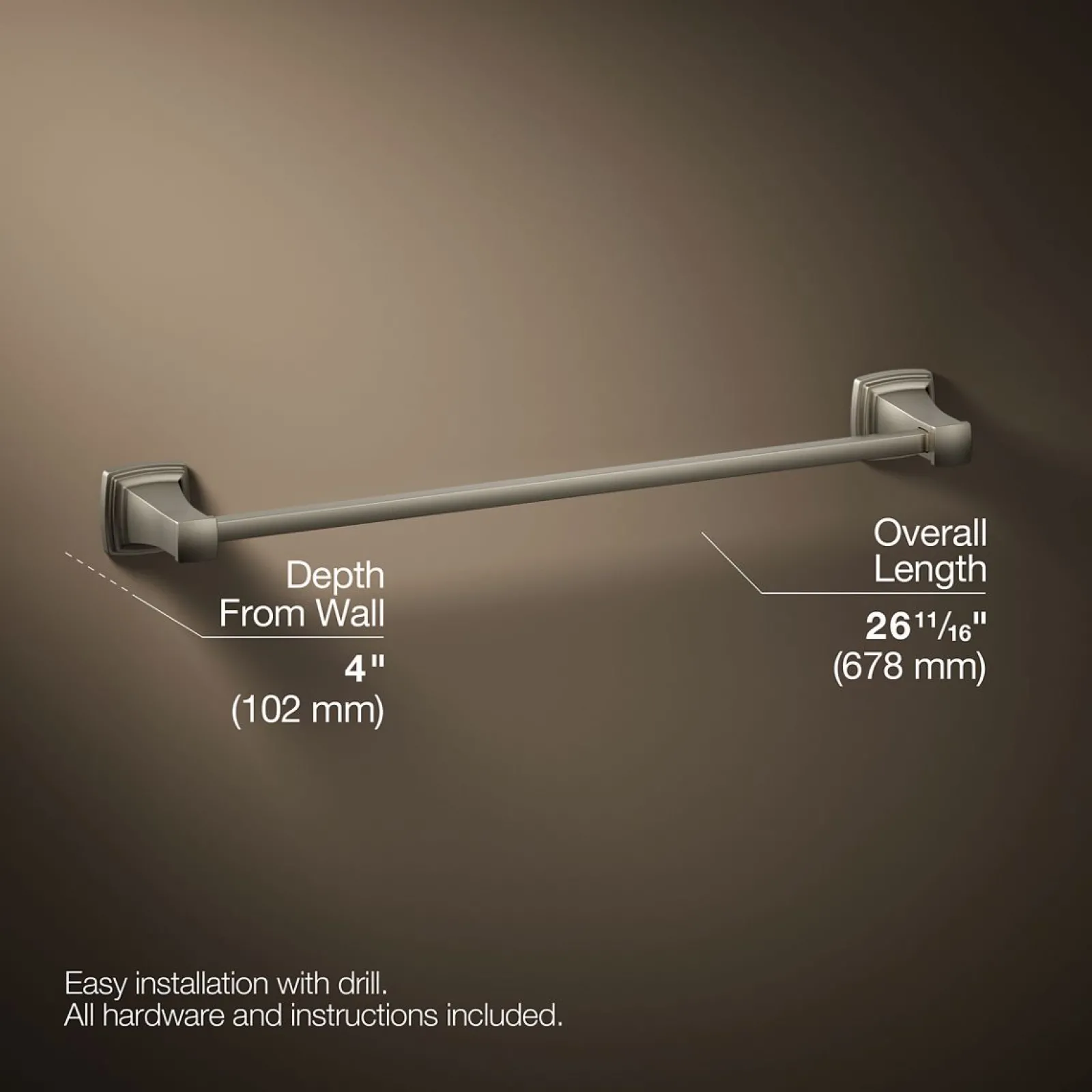 24" towel bar^Kohler