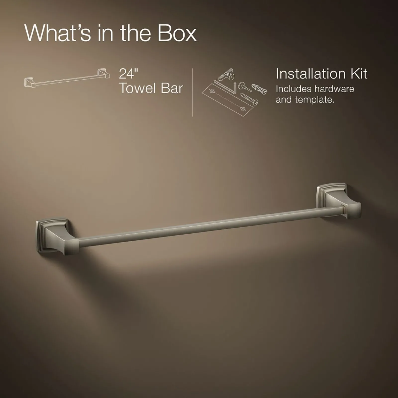 24" towel bar^Kohler
