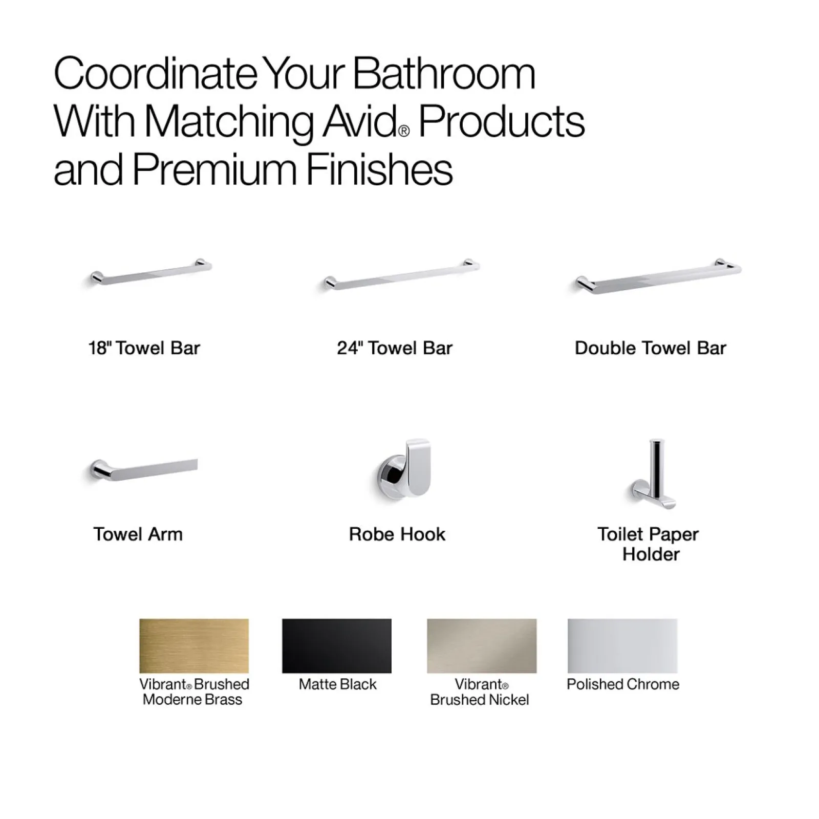 18" towel bar^Kohler Online