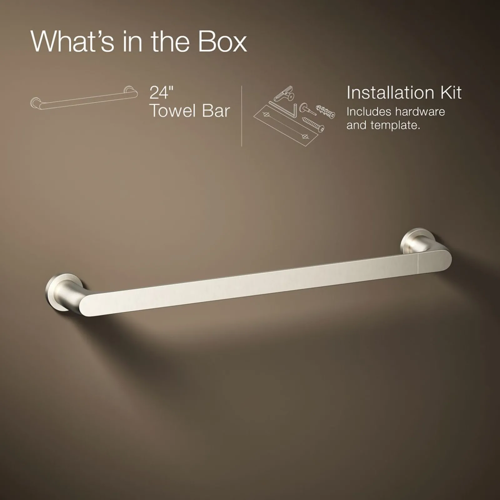 18" towel bar^Kohler Online