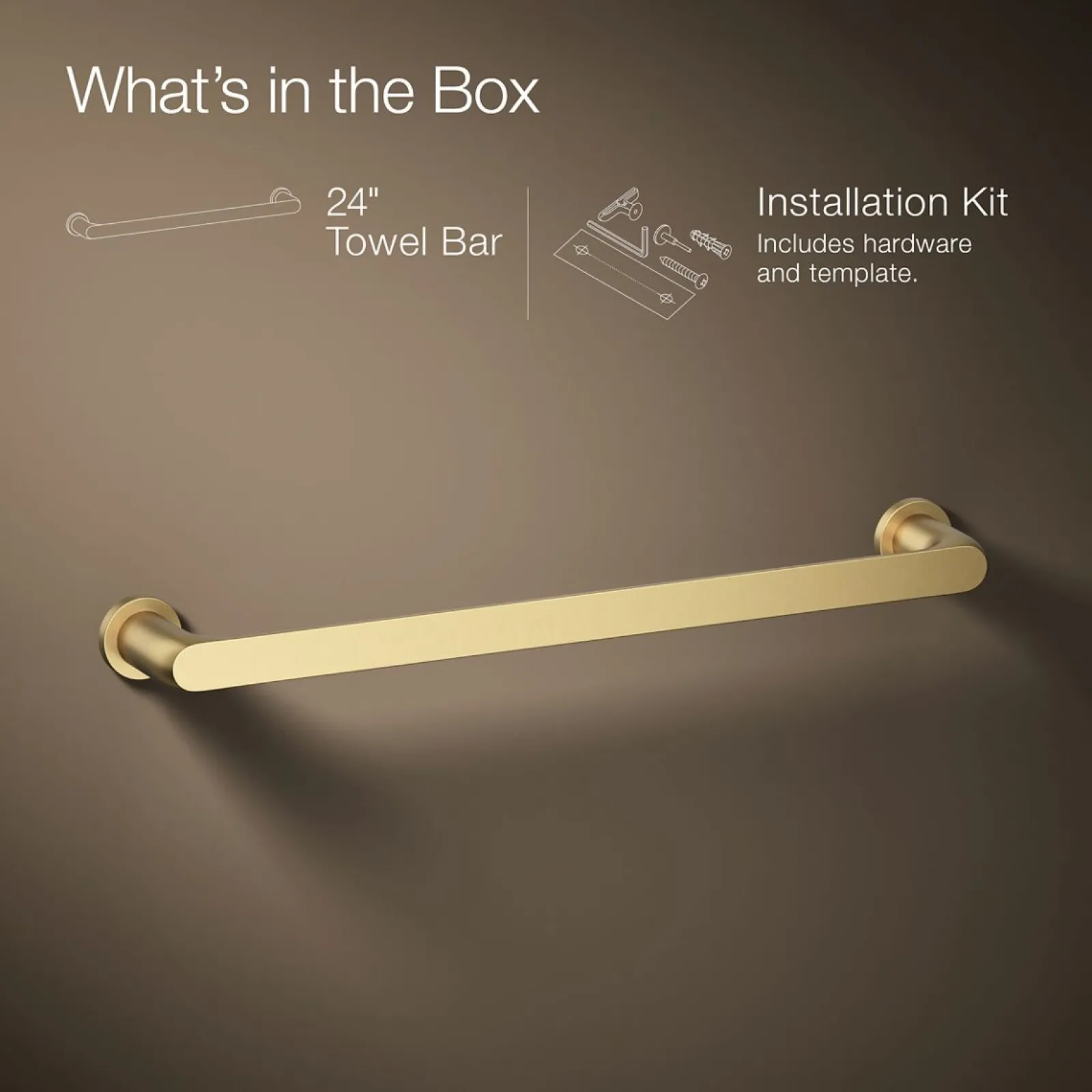 18" towel bar^Kohler Online