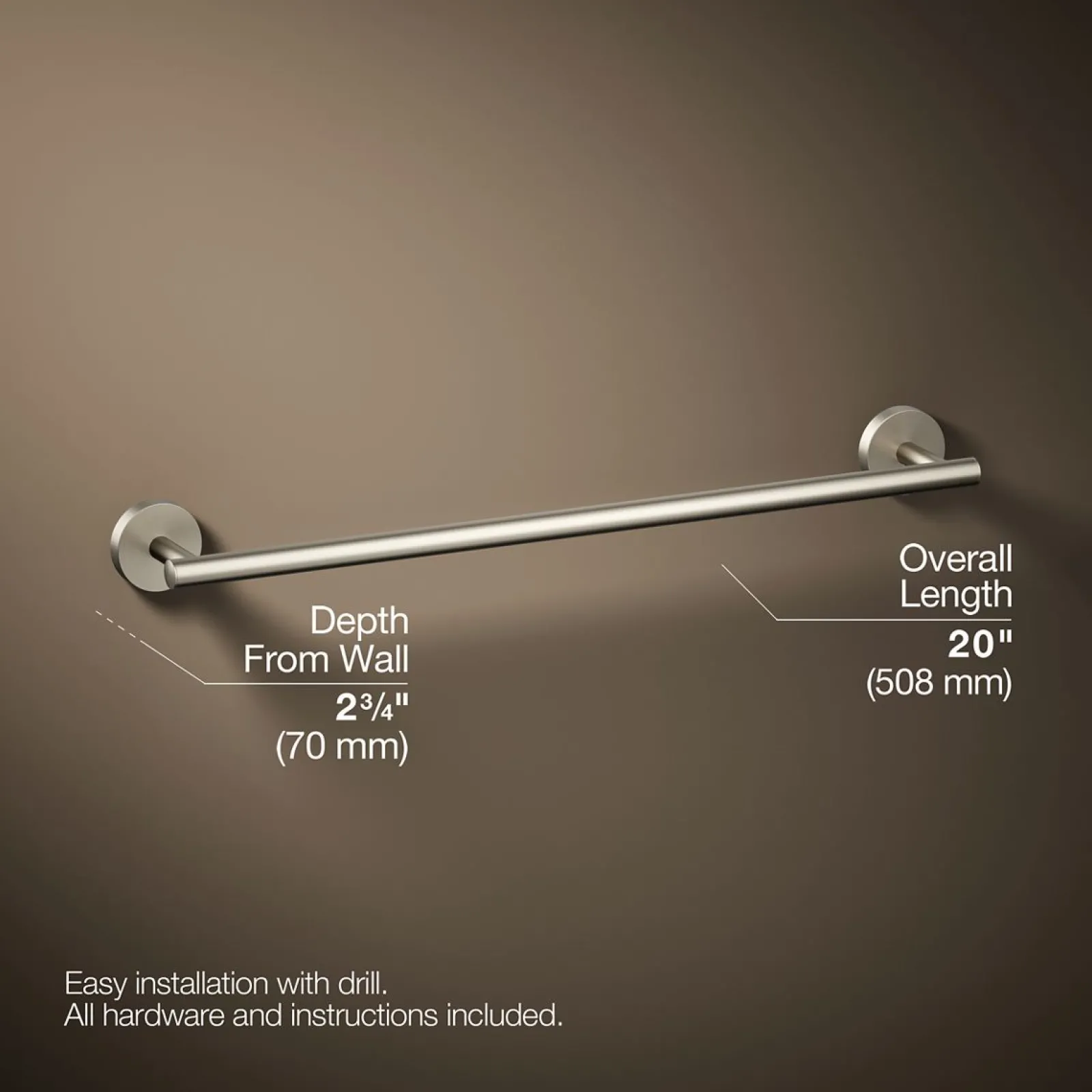 18" towel bar^Kohler Online
