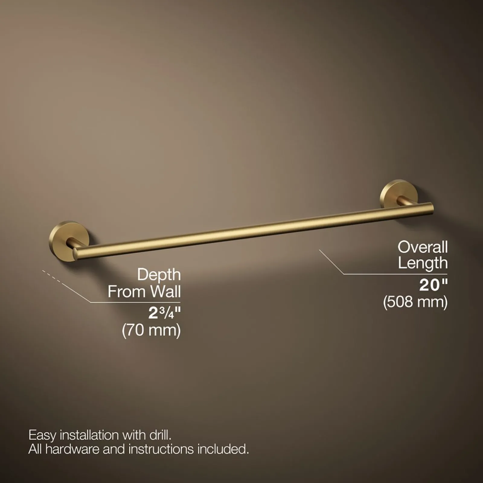 18" towel bar^Kohler Online