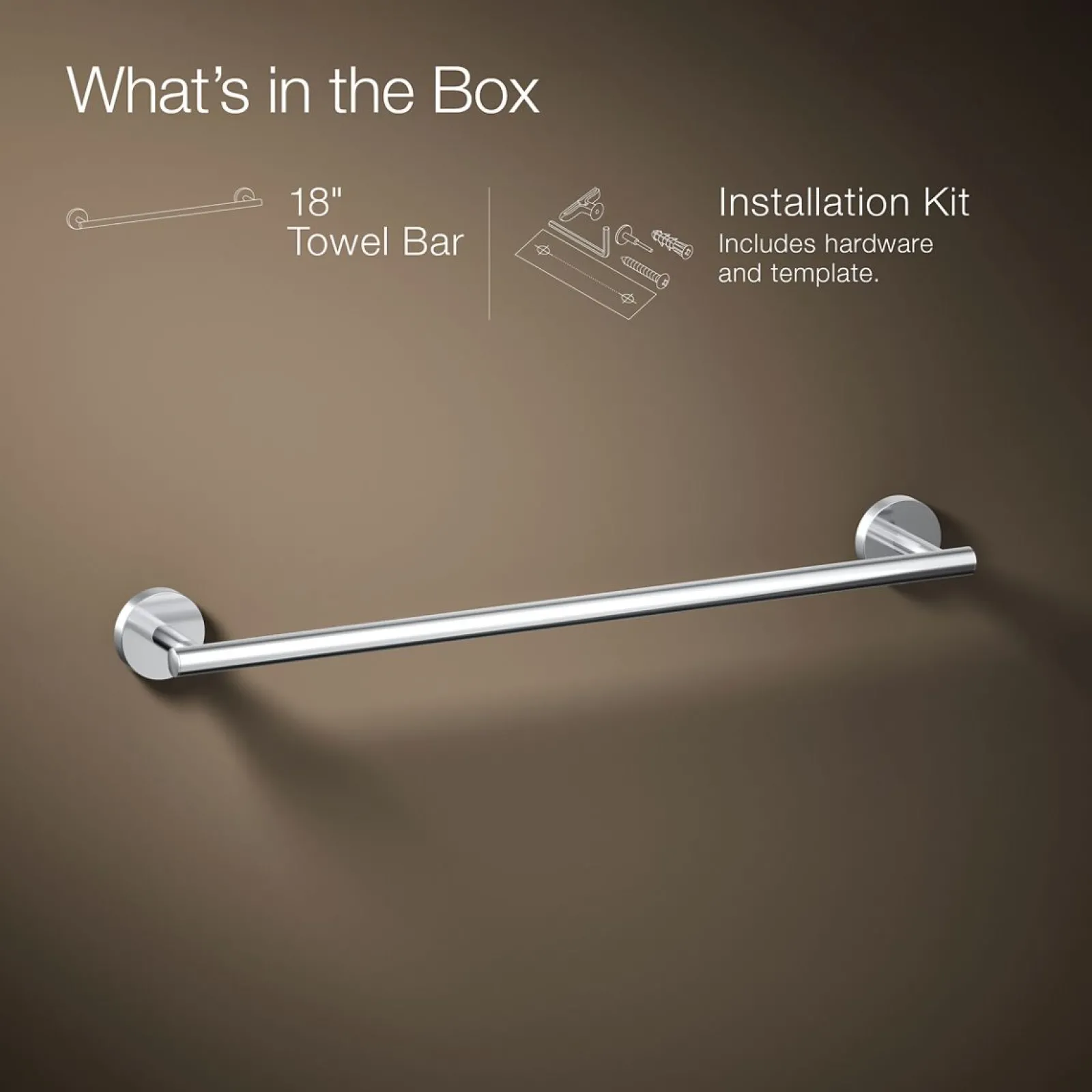 18" towel bar^Kohler Online