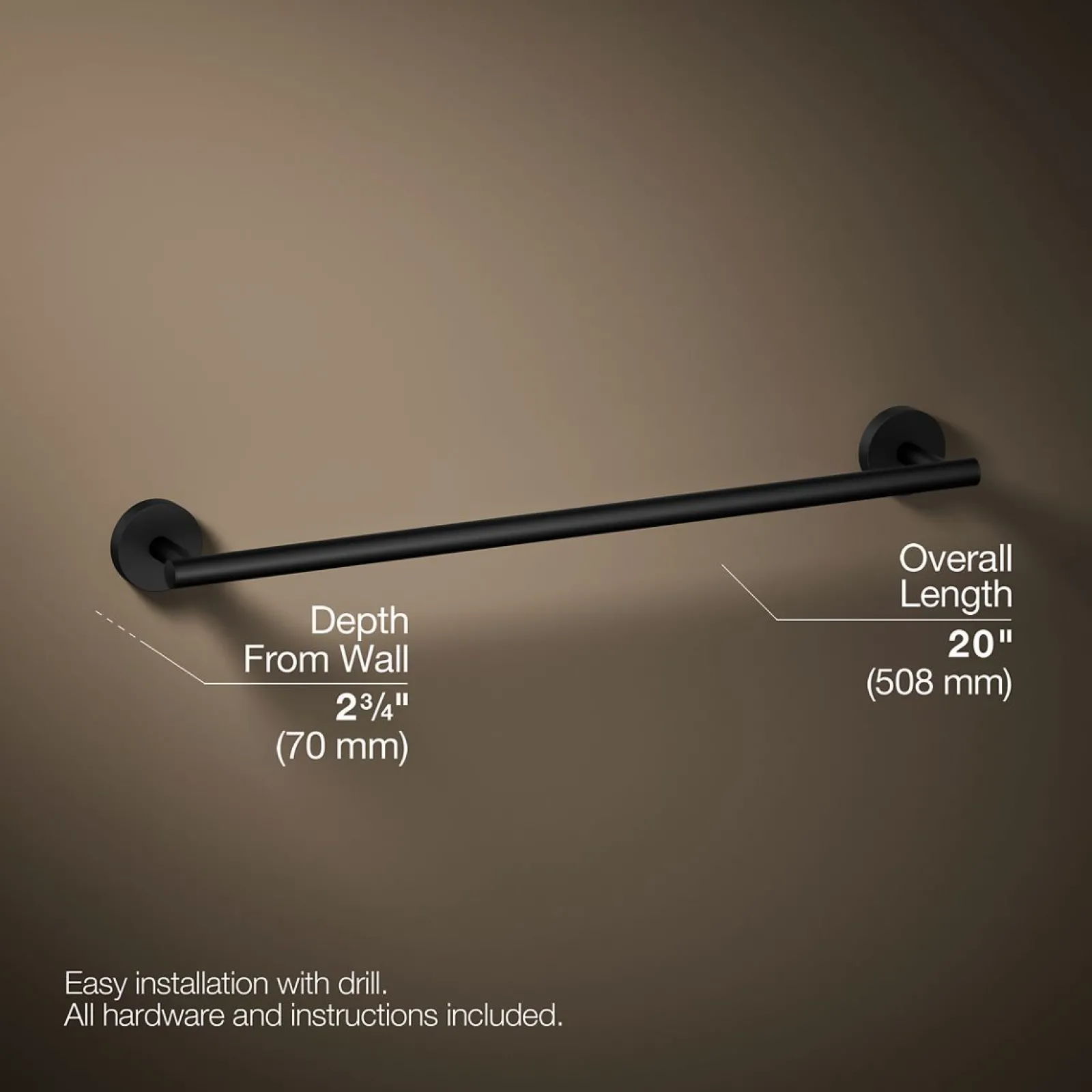 18" towel bar^Kohler Online