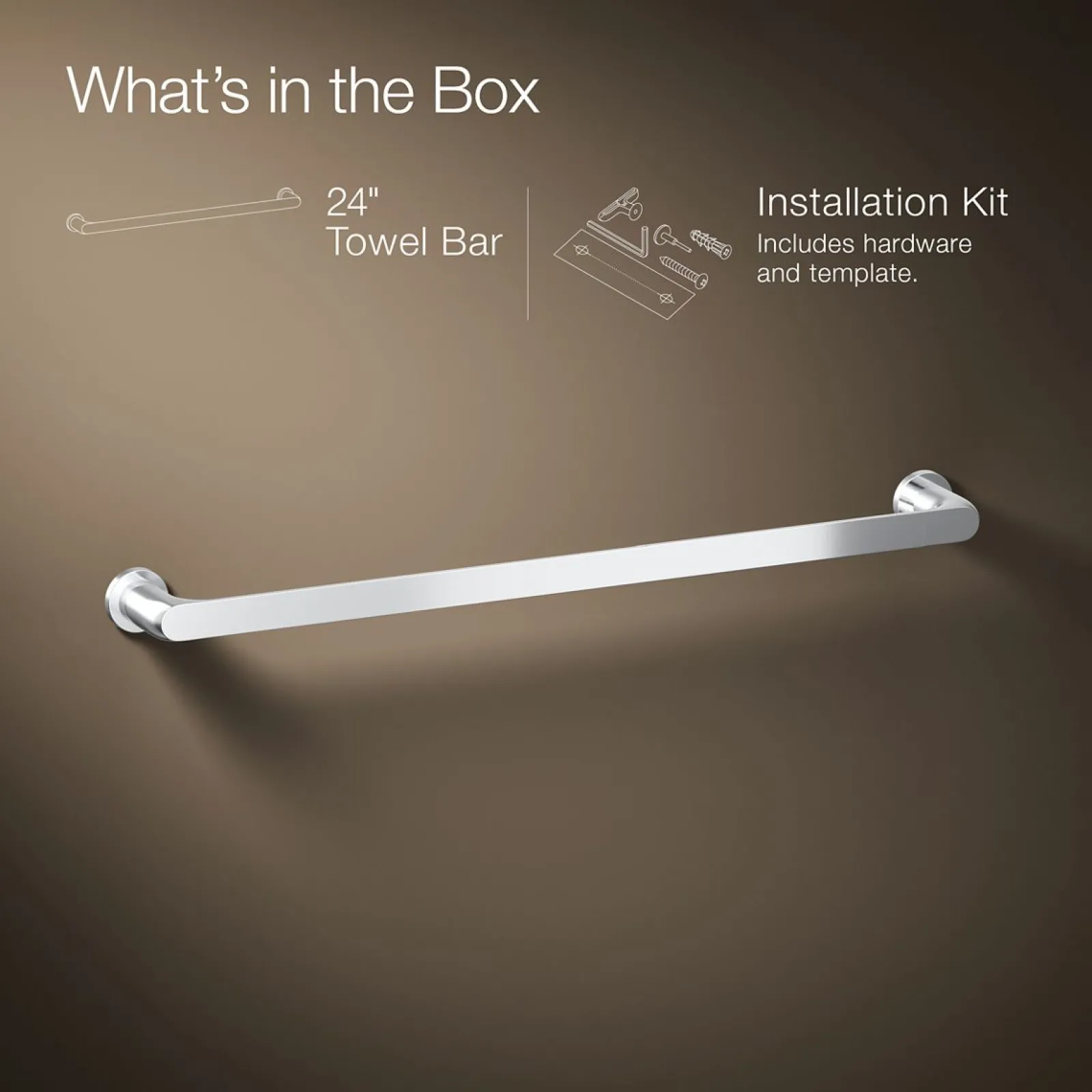 24" towel bar^Kohler Online