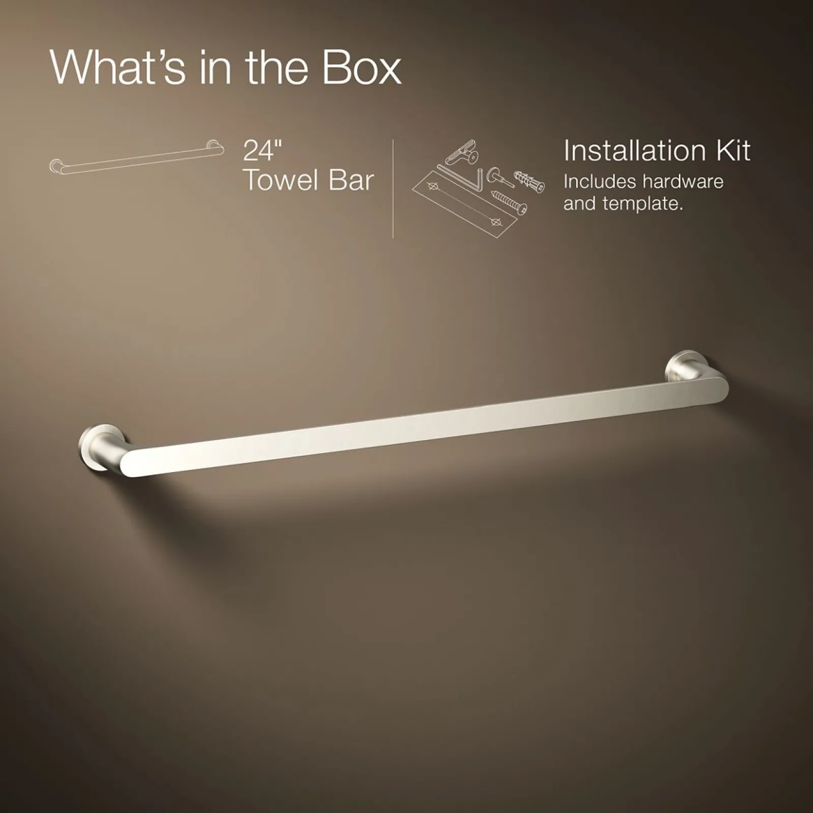24" towel bar^Kohler Online