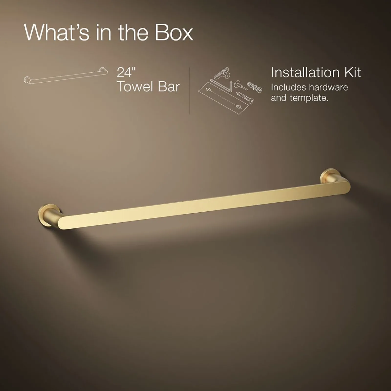 24" towel bar^Kohler Online