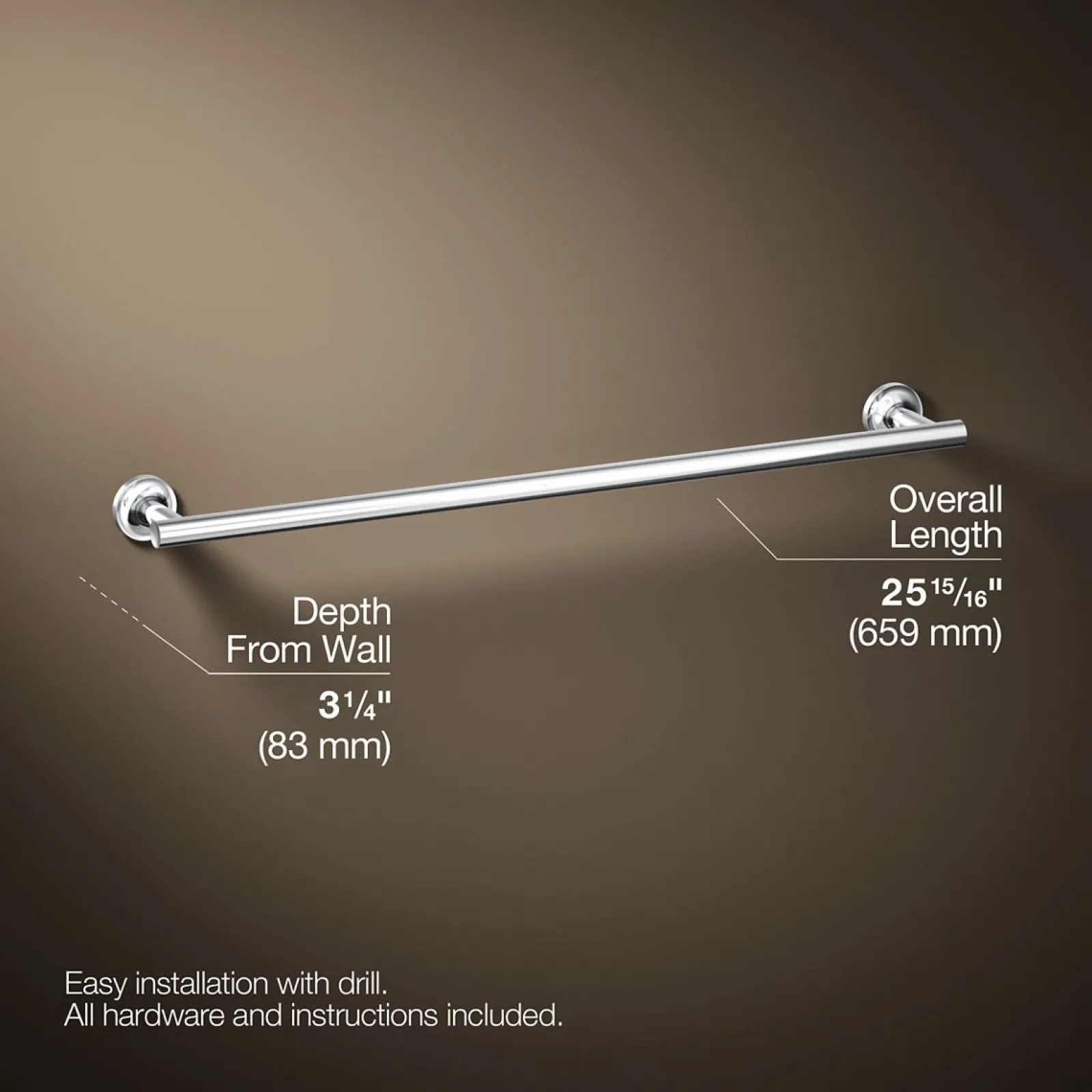24" towel bar^Kohler Sale