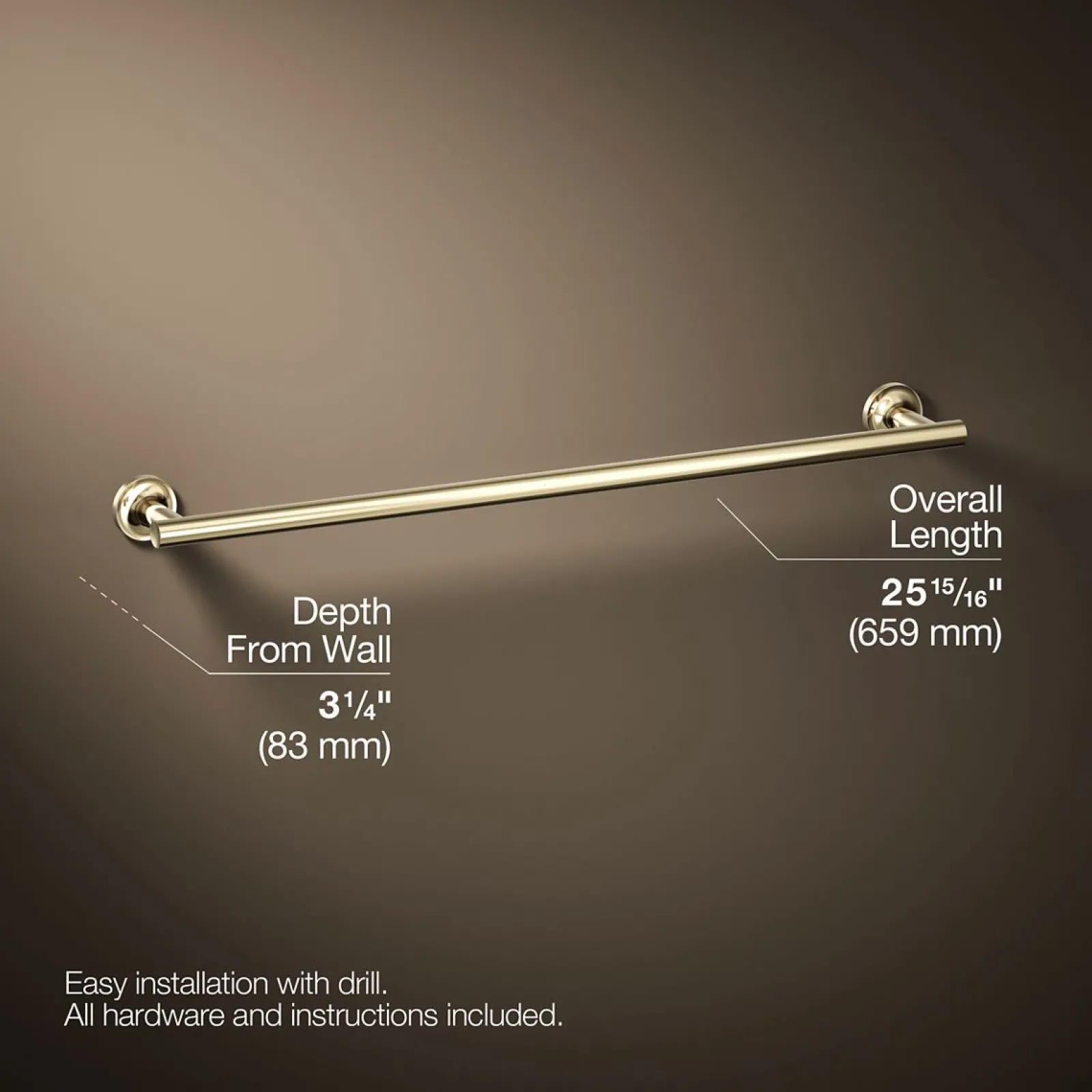 24" towel bar^Kohler Sale
