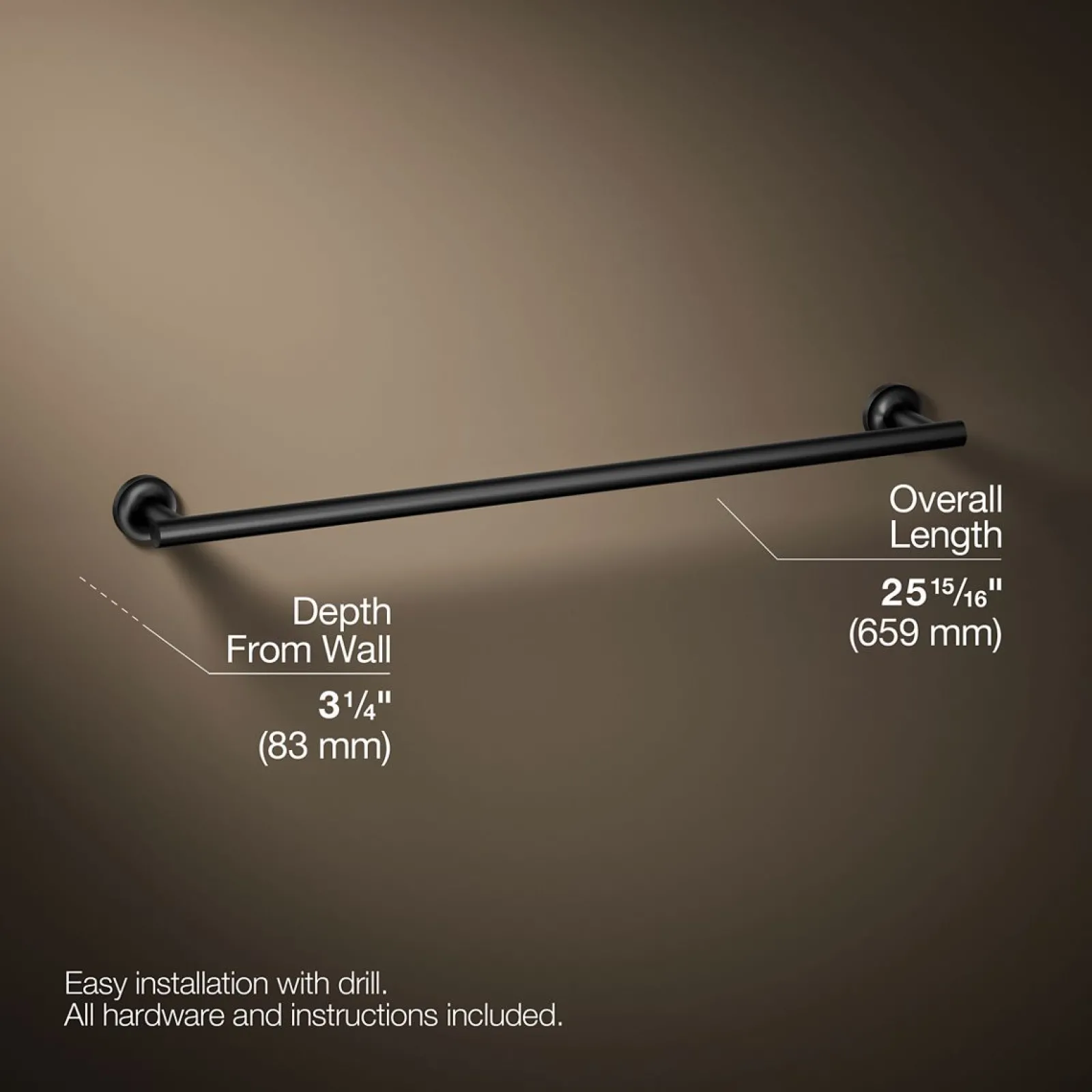 24" towel bar^Kohler Sale