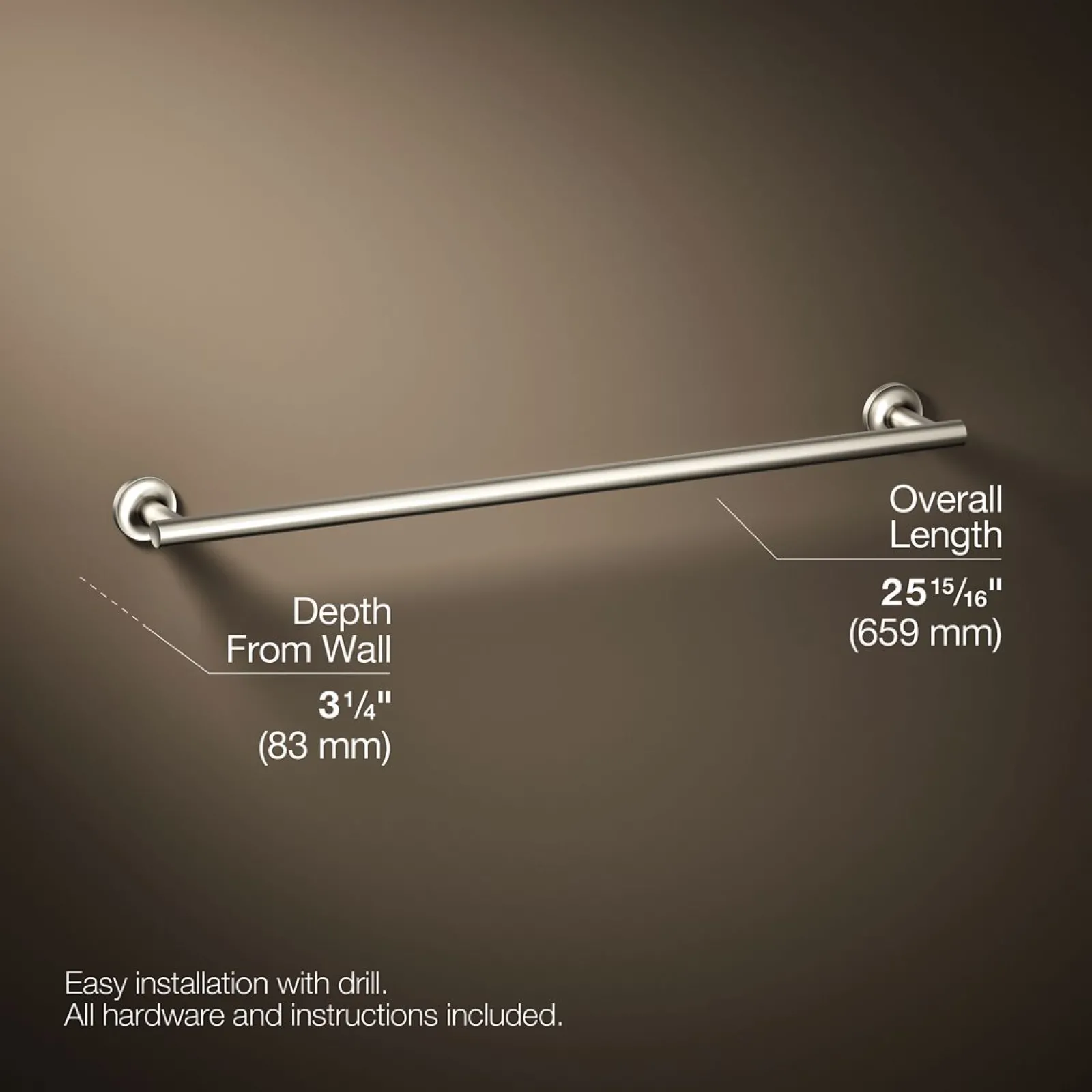 24" towel bar^Kohler Sale