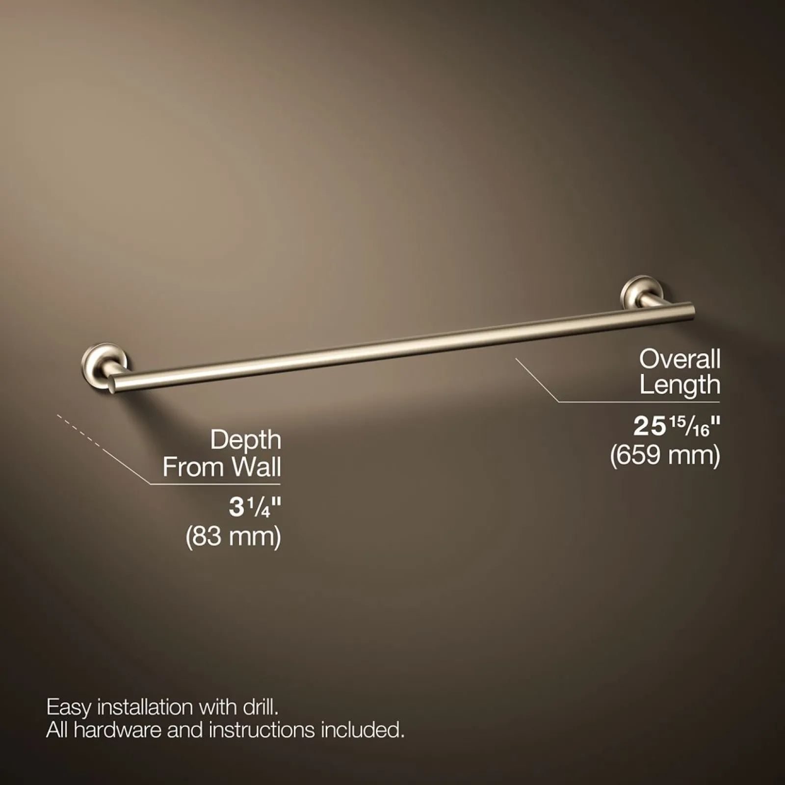 24" towel bar^Kohler Sale