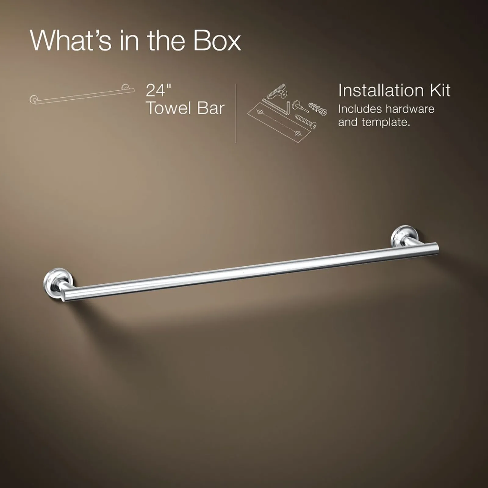 24" towel bar^Kohler Sale