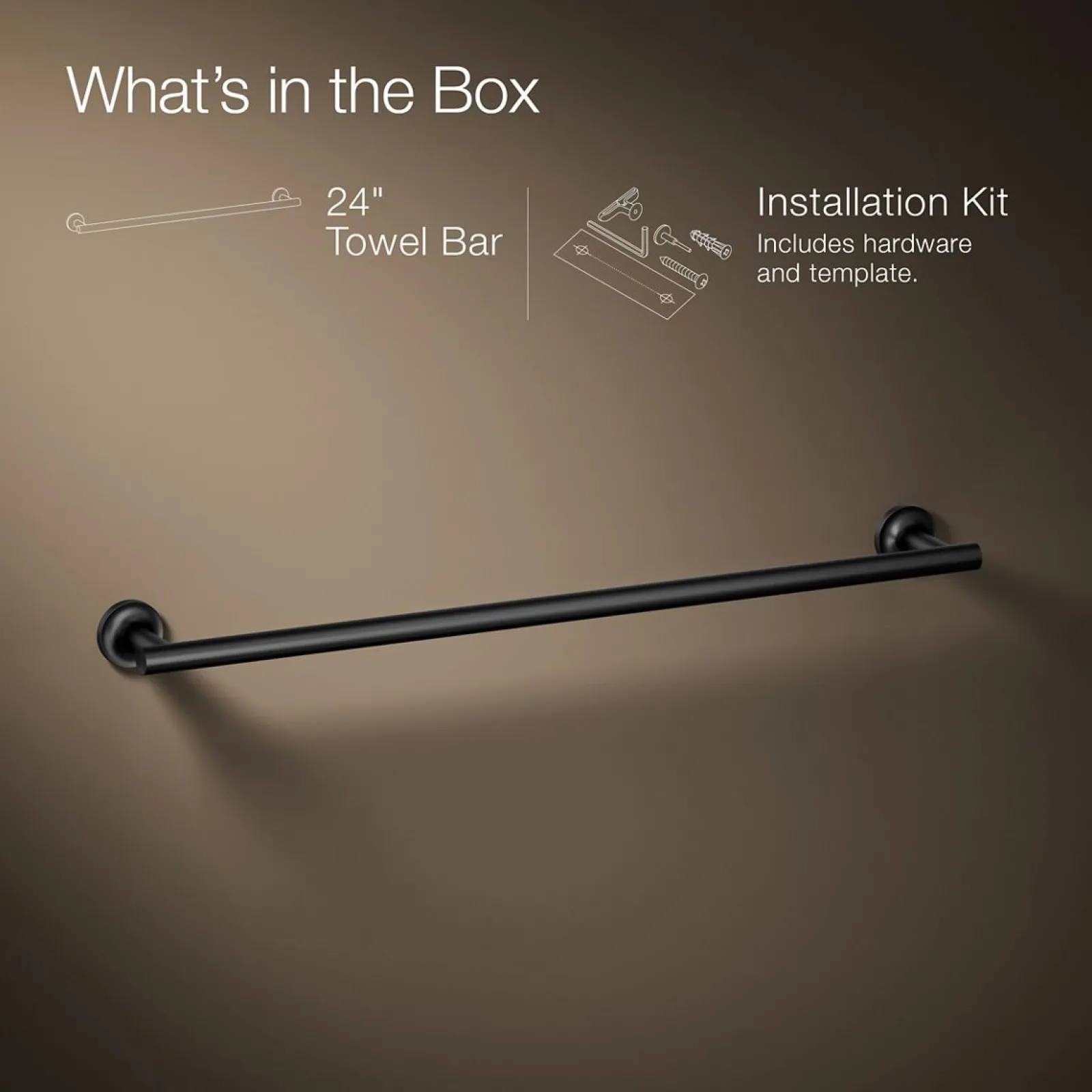 24" towel bar^Kohler Sale