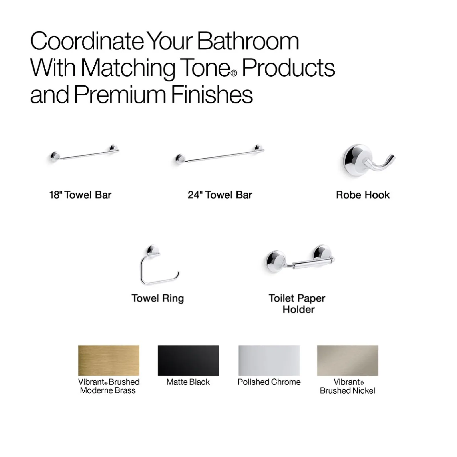 18" towel bar^Kohler Discount