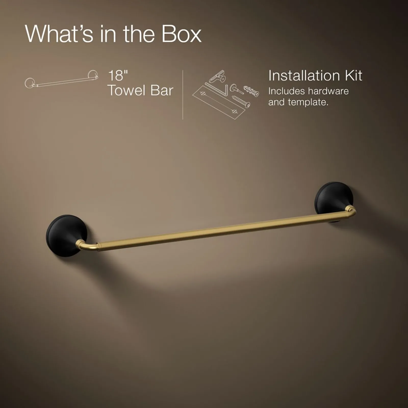 18" towel bar^Kohler Discount