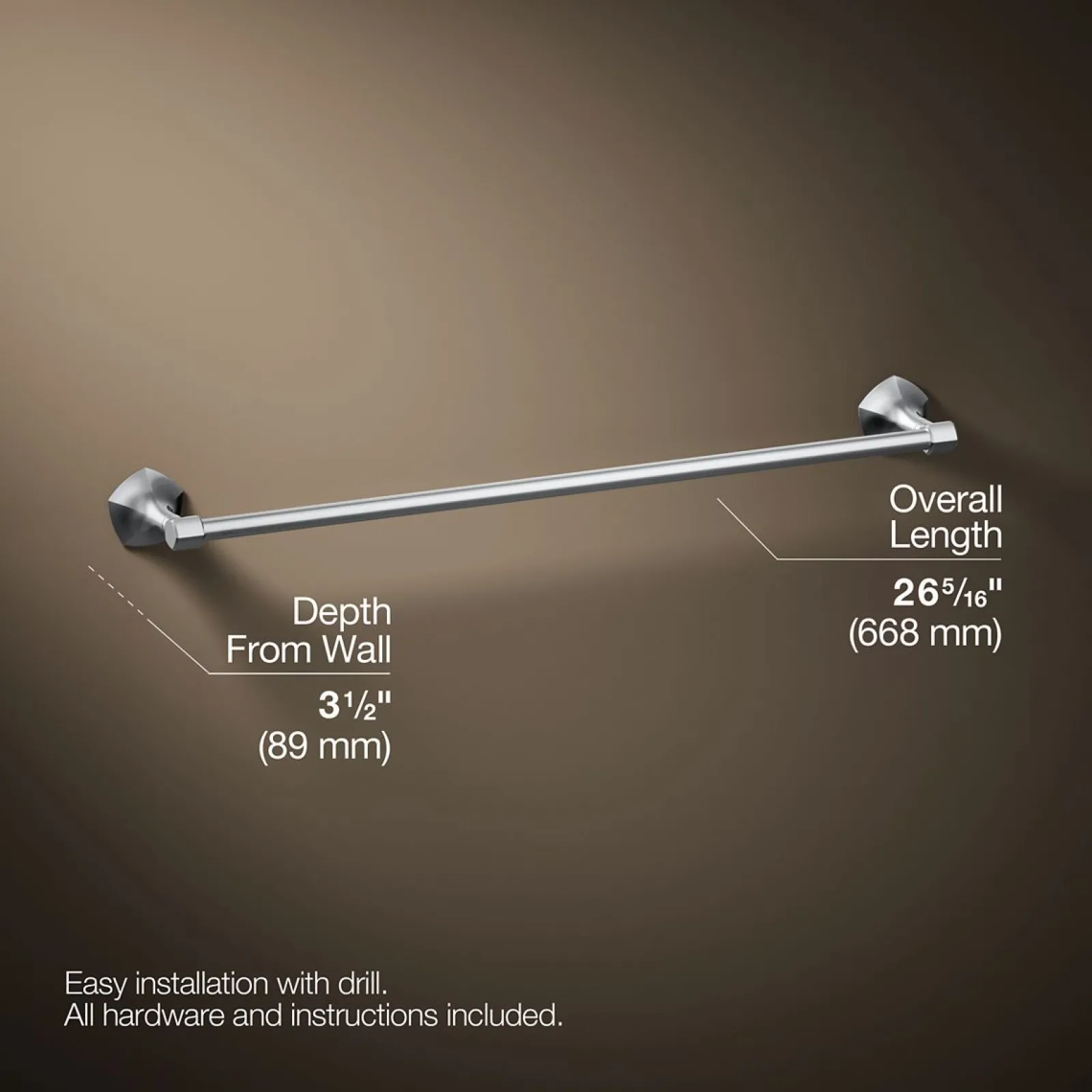 24" towel bar^Kohler New