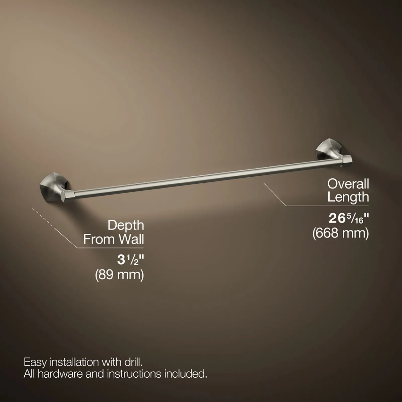 24" towel bar^Kohler New