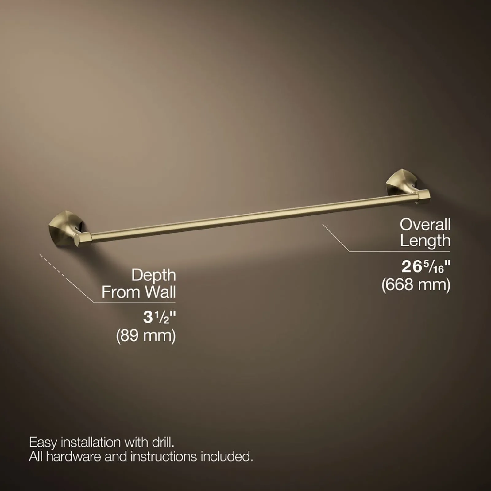 24" towel bar^Kohler New
