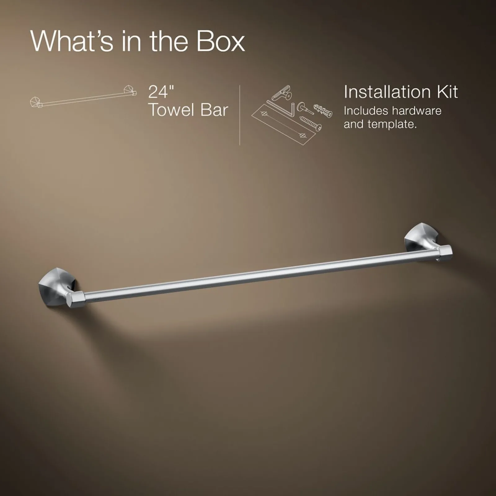 24" towel bar^Kohler New