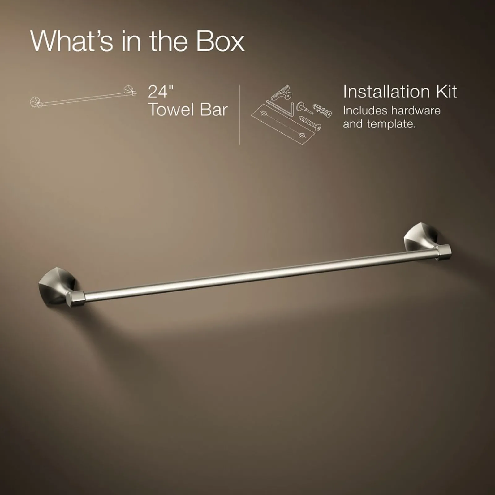 24" towel bar^Kohler New