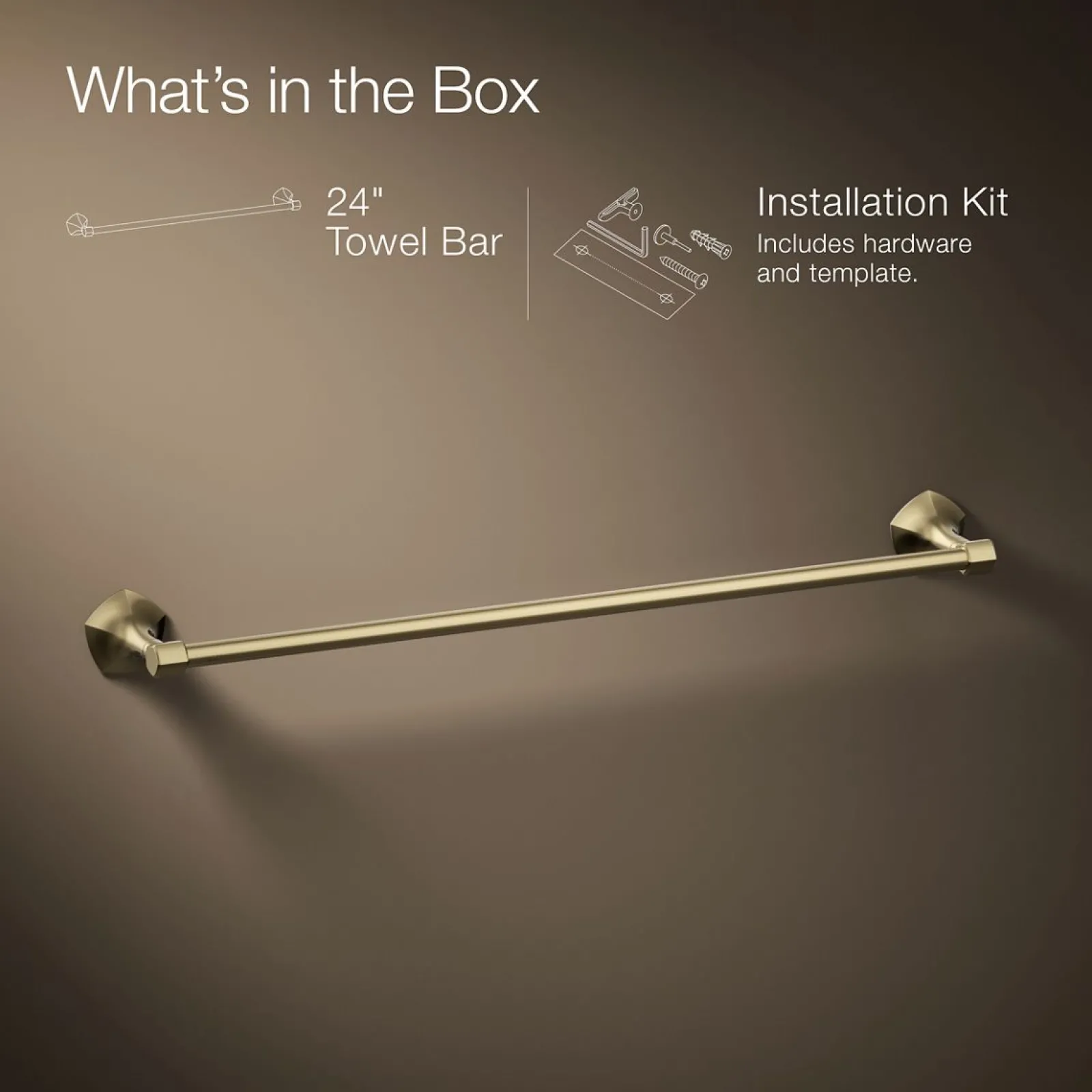 24" towel bar^Kohler New