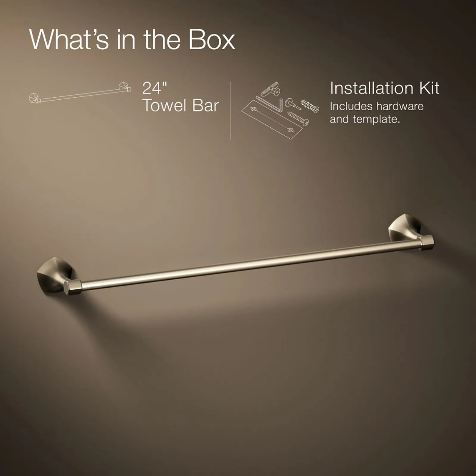 24" towel bar^Kohler New