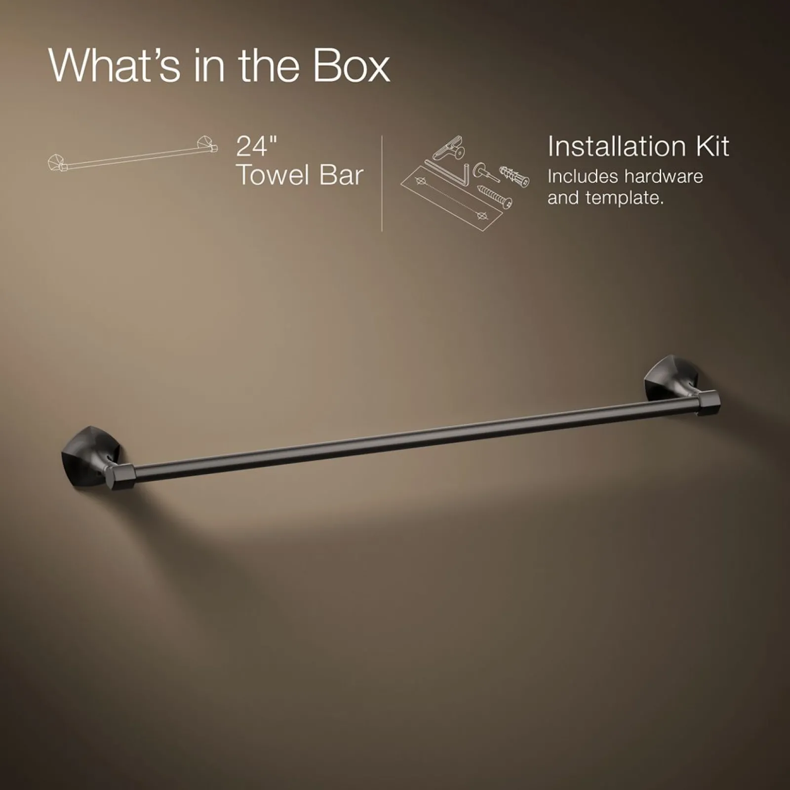24" towel bar^Kohler New