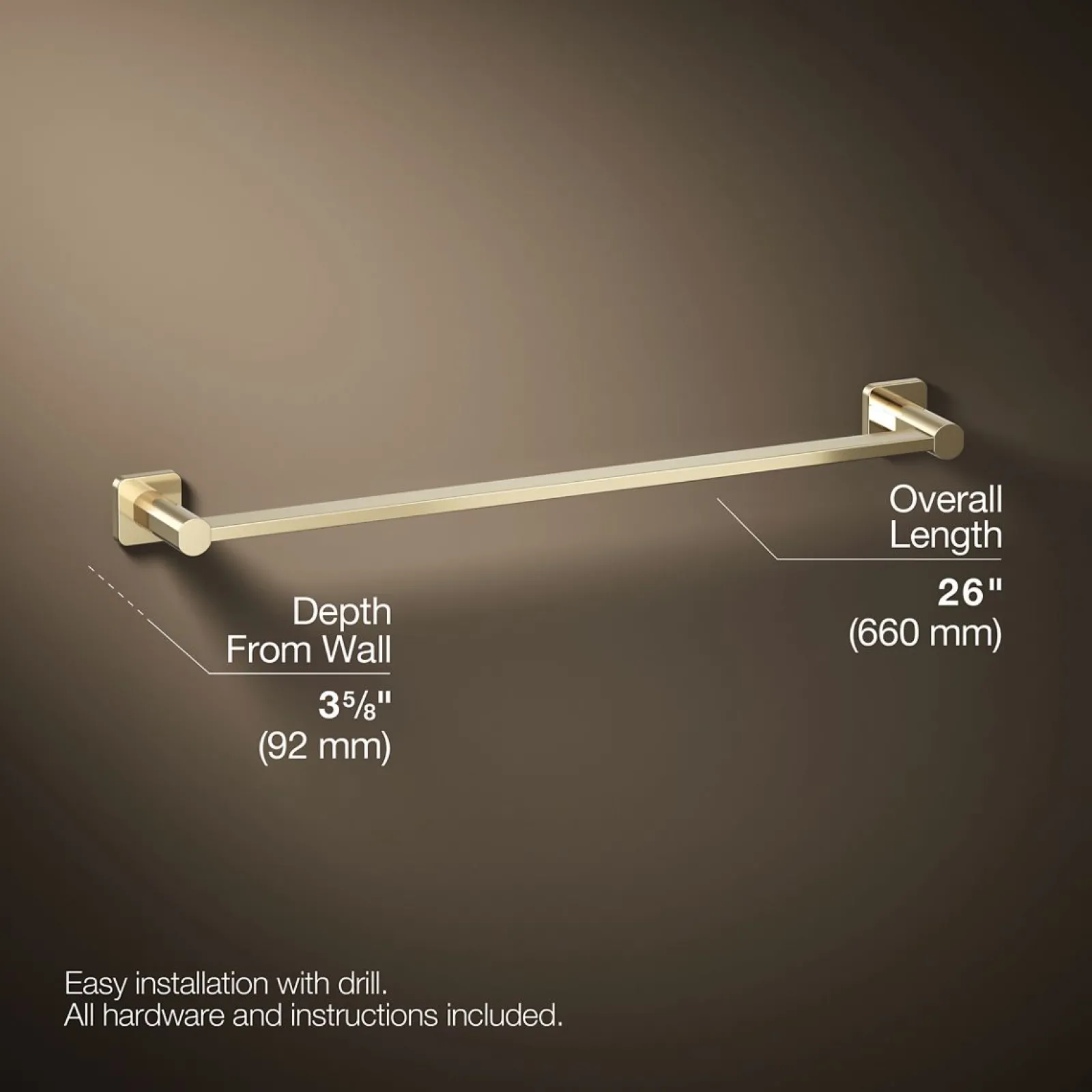 24" towel bar^Kohler Sale