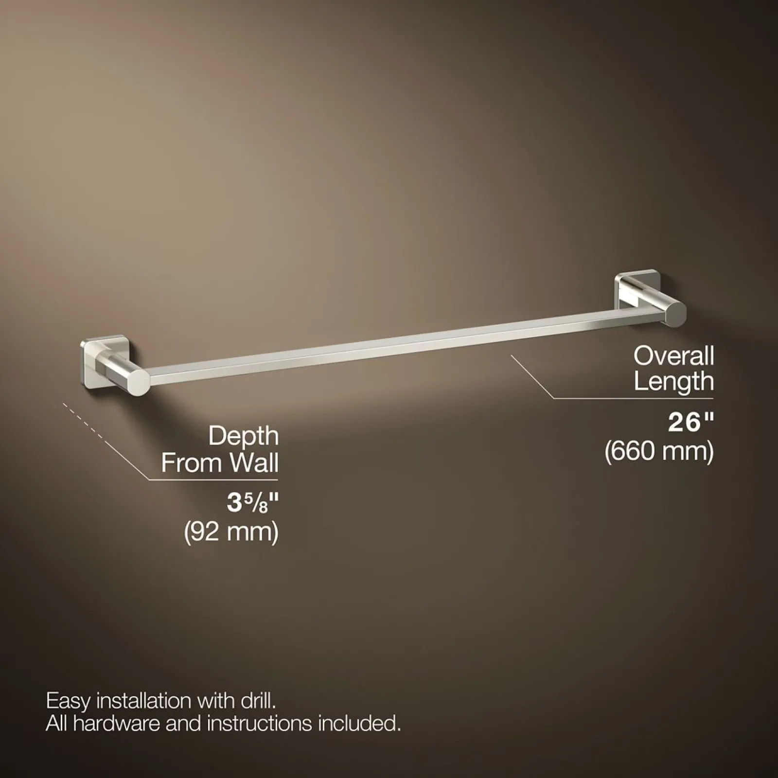 24" towel bar^Kohler Sale