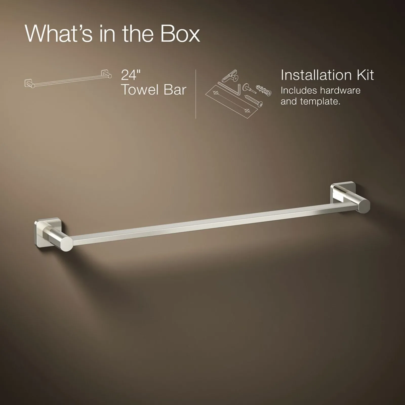 24" towel bar^Kohler Sale