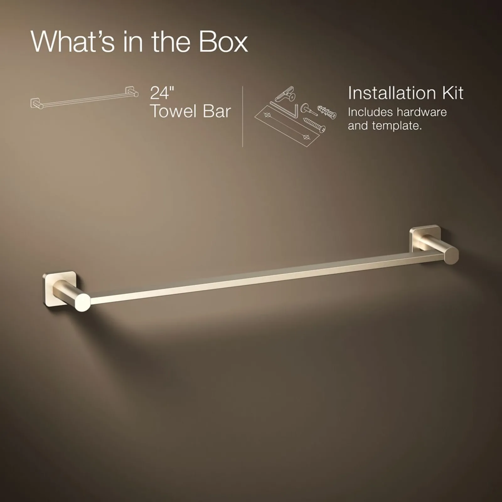 24" towel bar^Kohler Sale