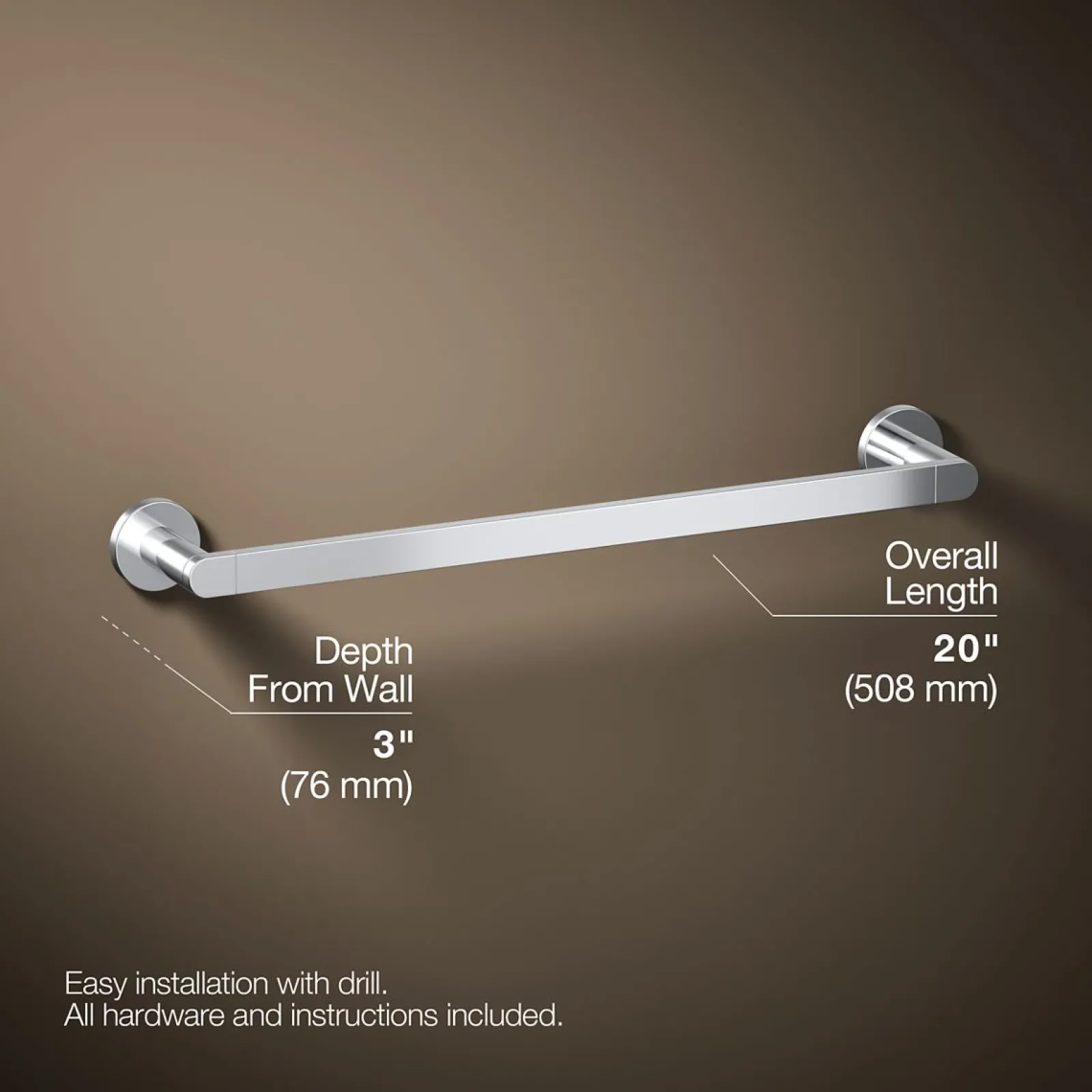 18" towel bar^Kohler