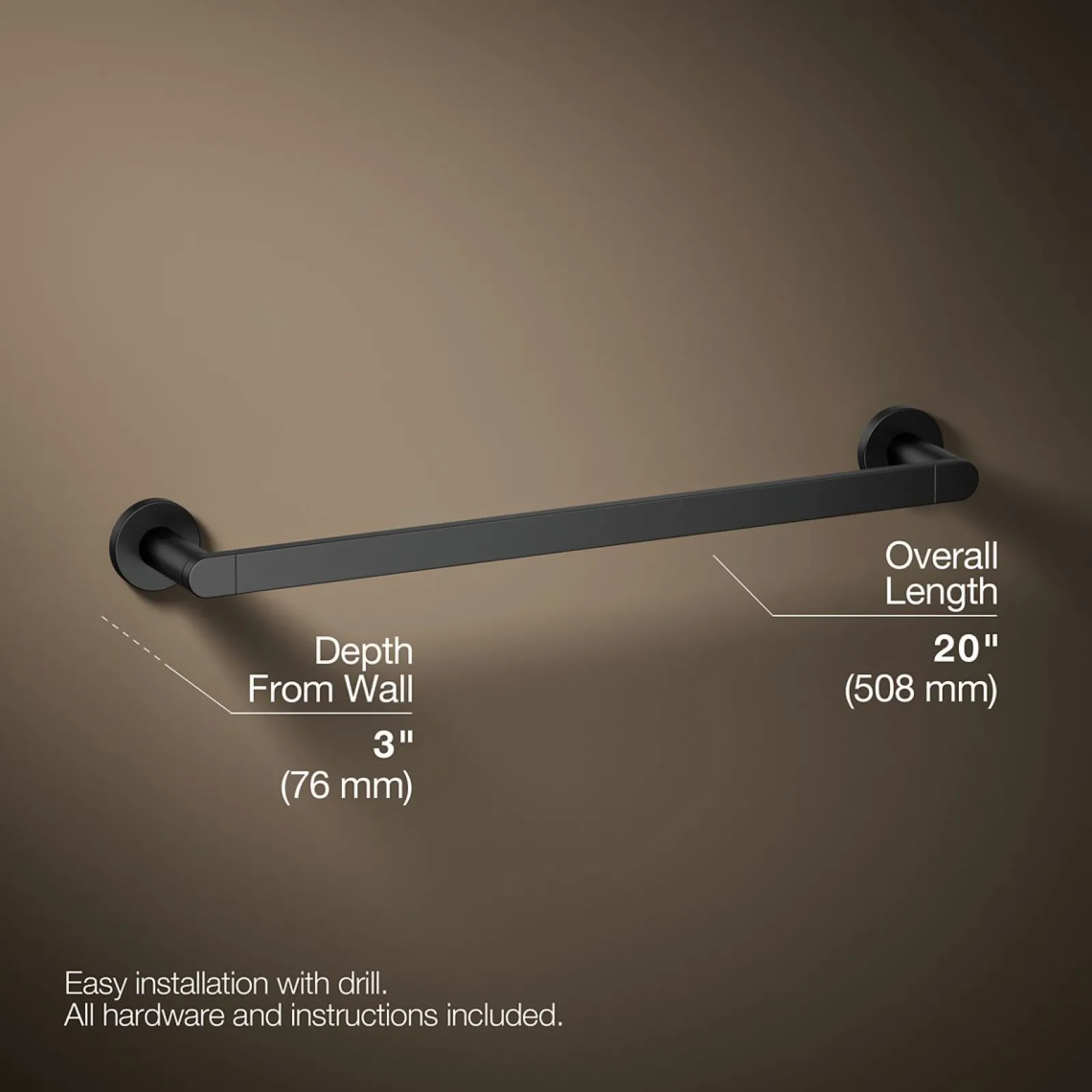 18" towel bar^Kohler