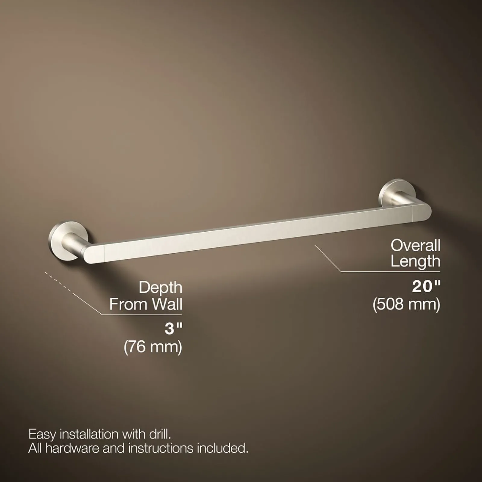 18" towel bar^Kohler