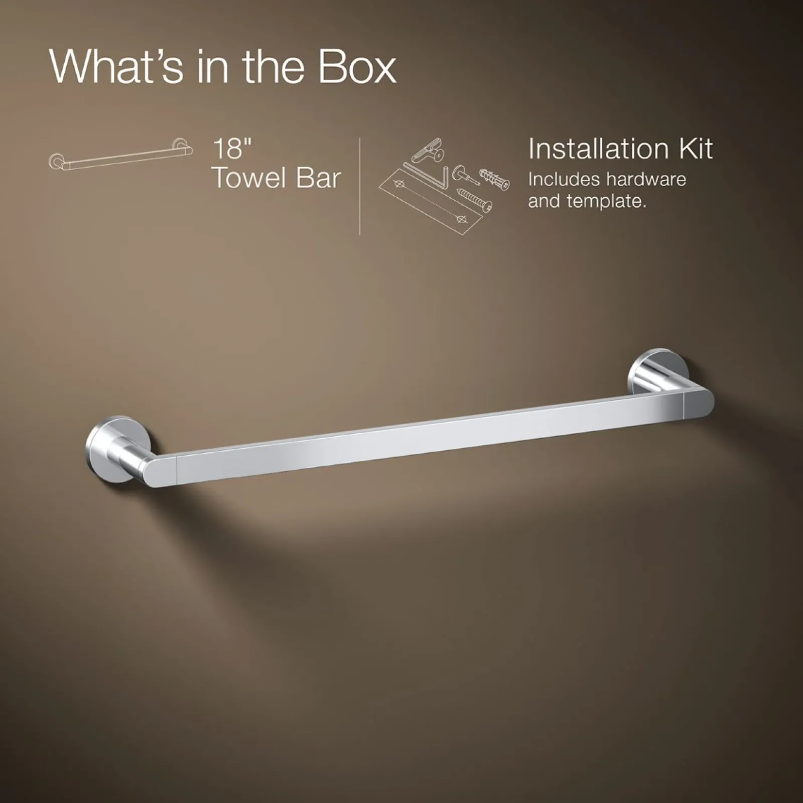 18" towel bar^Kohler