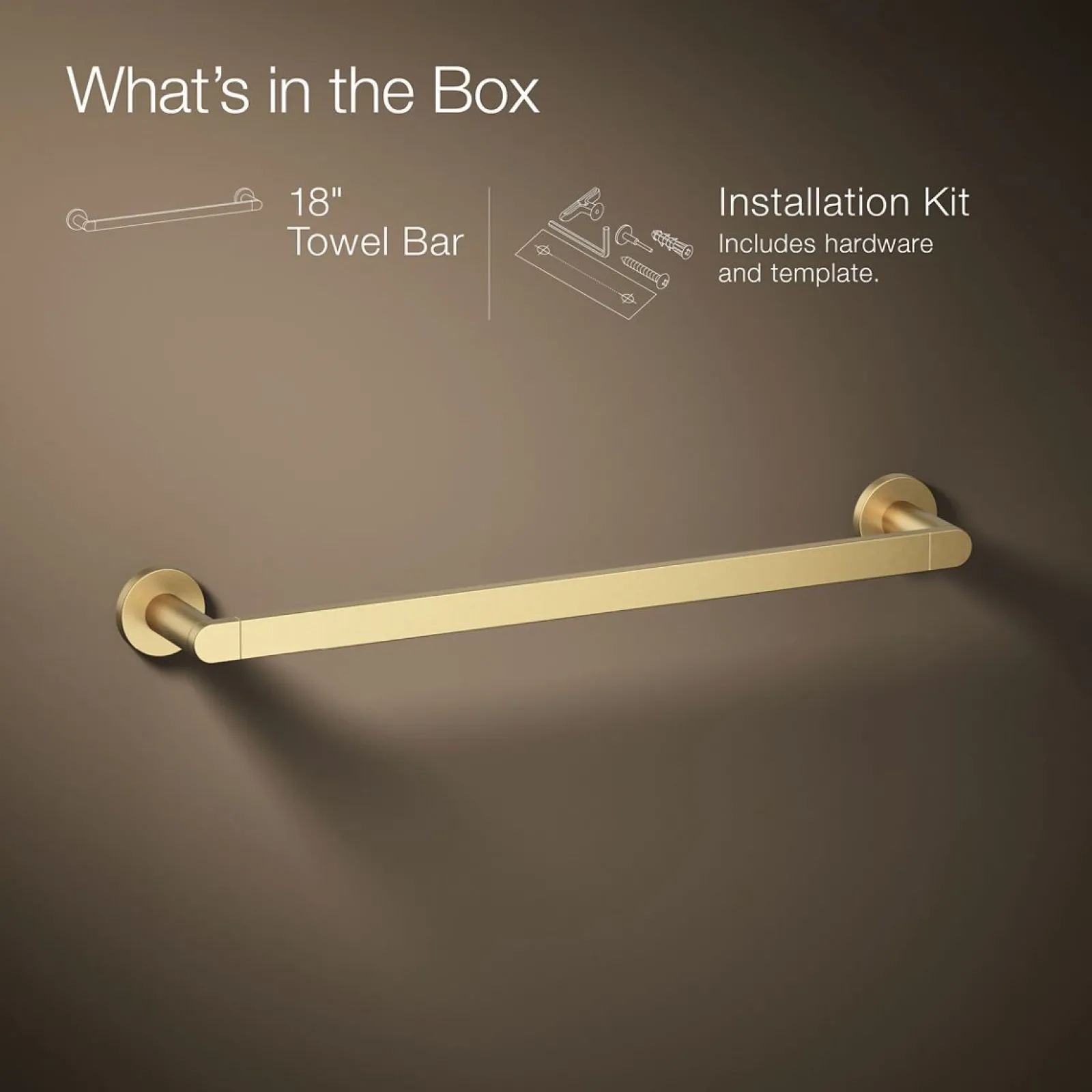 18" towel bar^Kohler