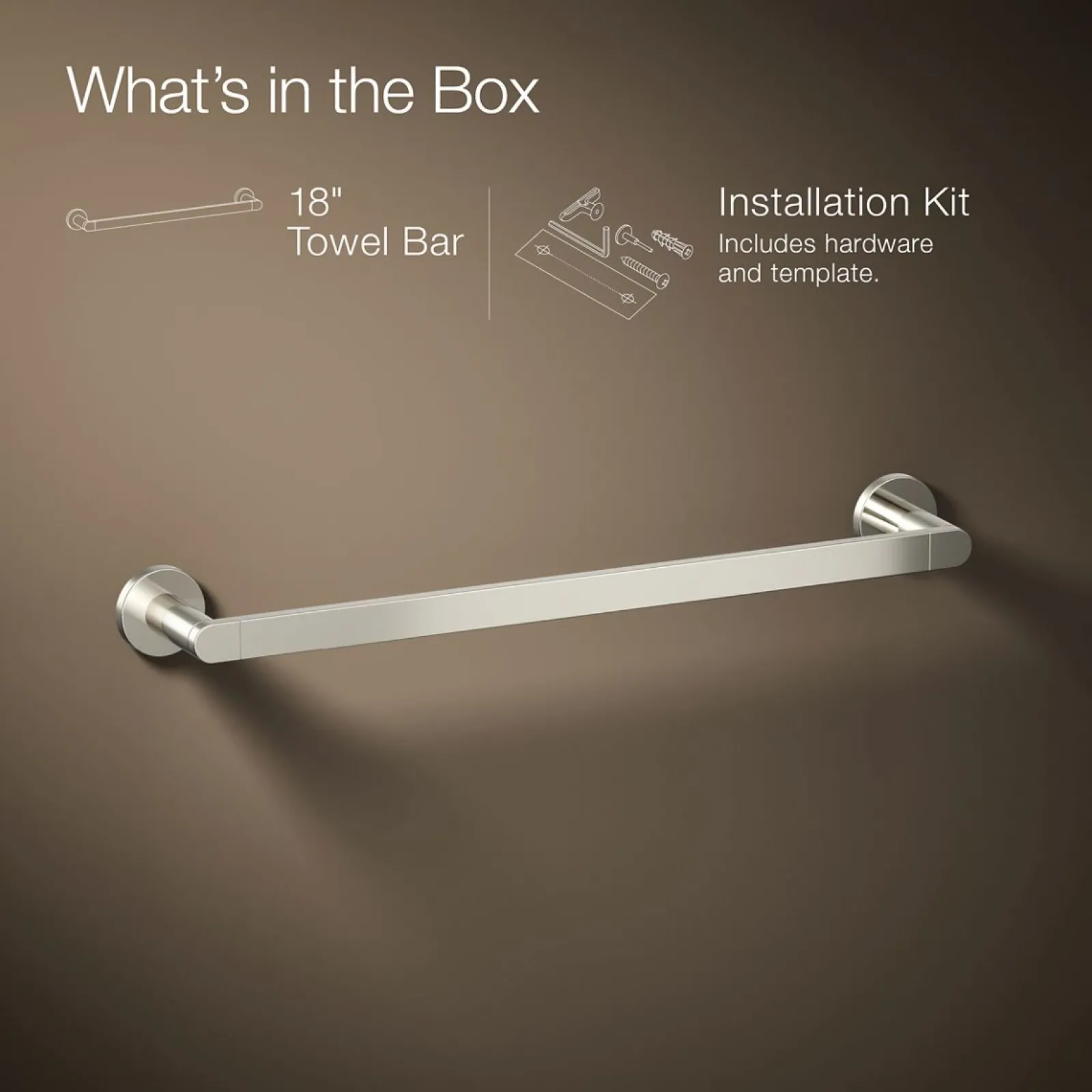 18" towel bar^Kohler