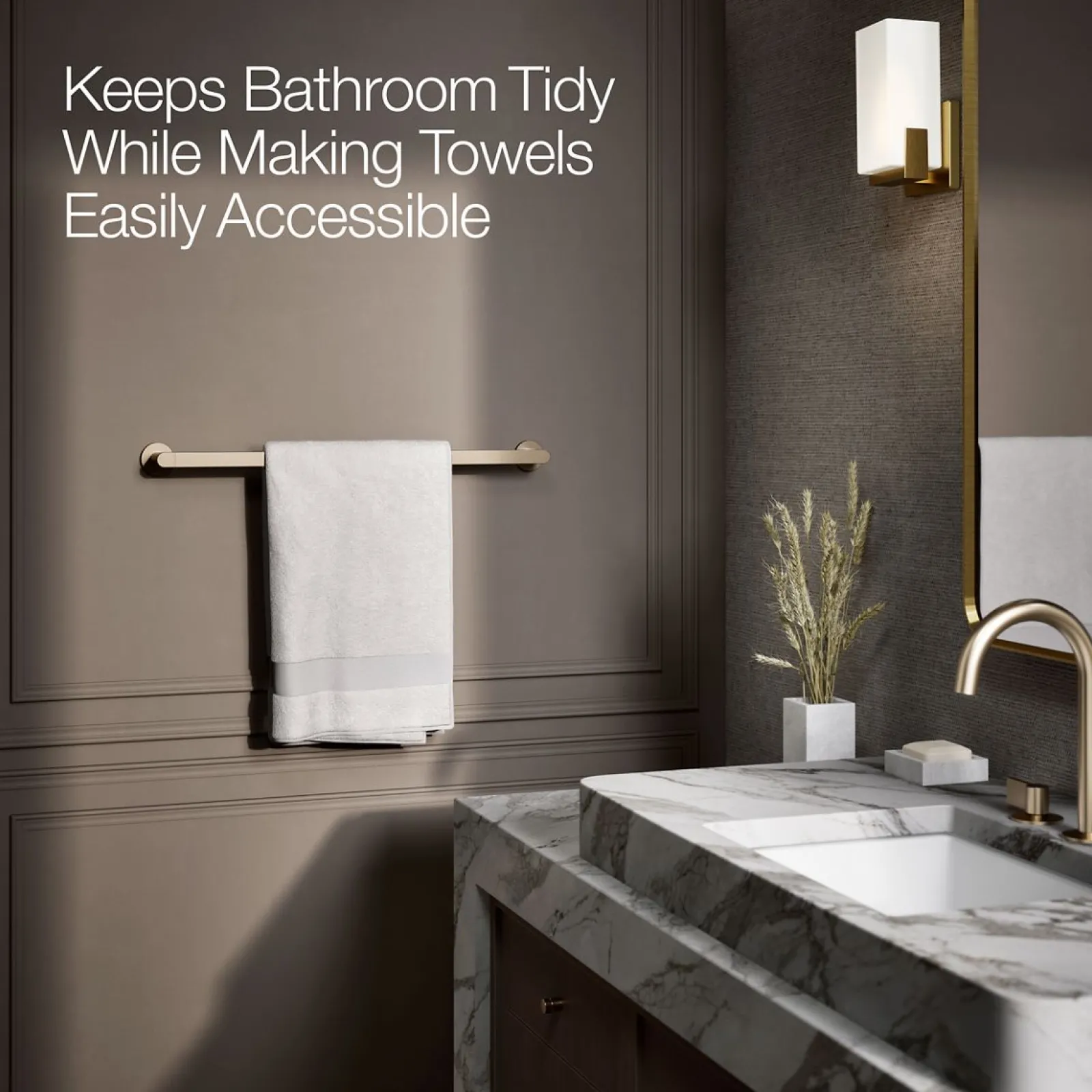 24" towel bar^Kohler Hot