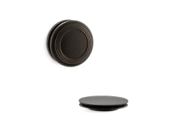 Traditional push-button bath drain trim^Kohler New