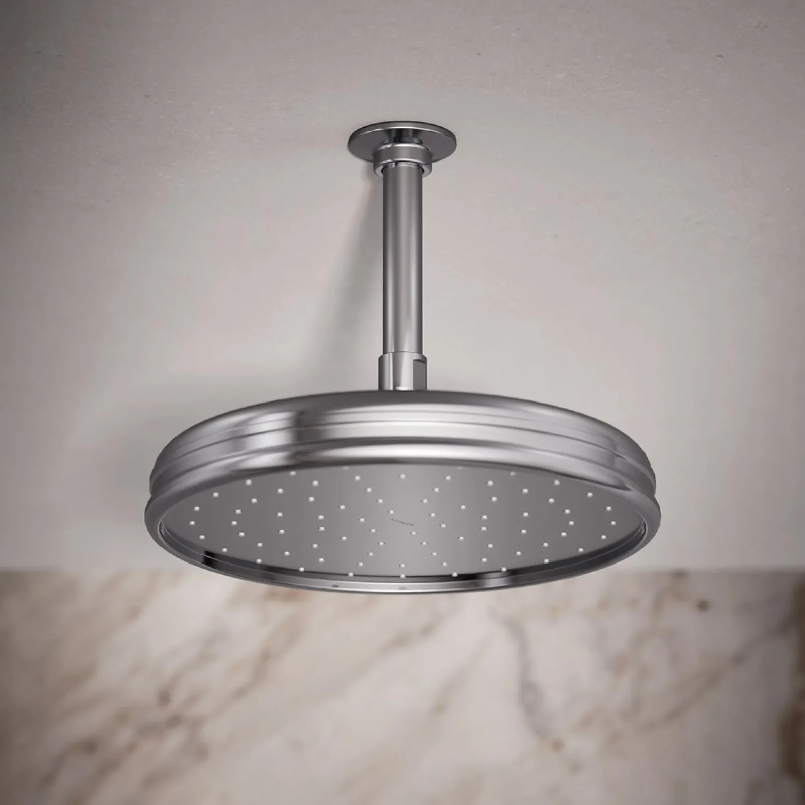 Traditional 10" single-function rainhead, 2.5 gpm^Kohler Best