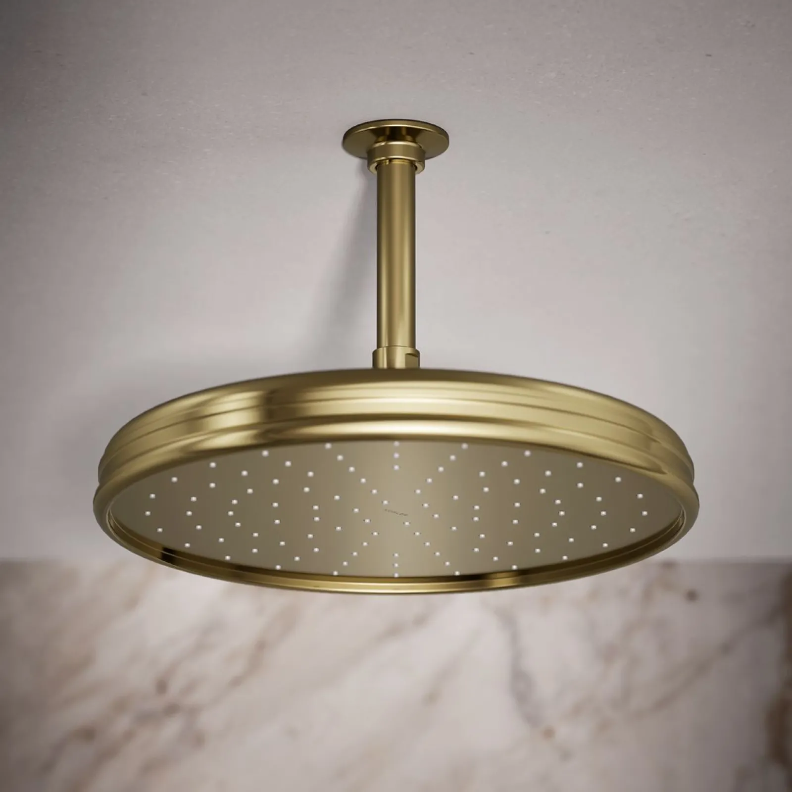 Traditional 12" single-function rainhead, 2.5 gpm^Kohler Online