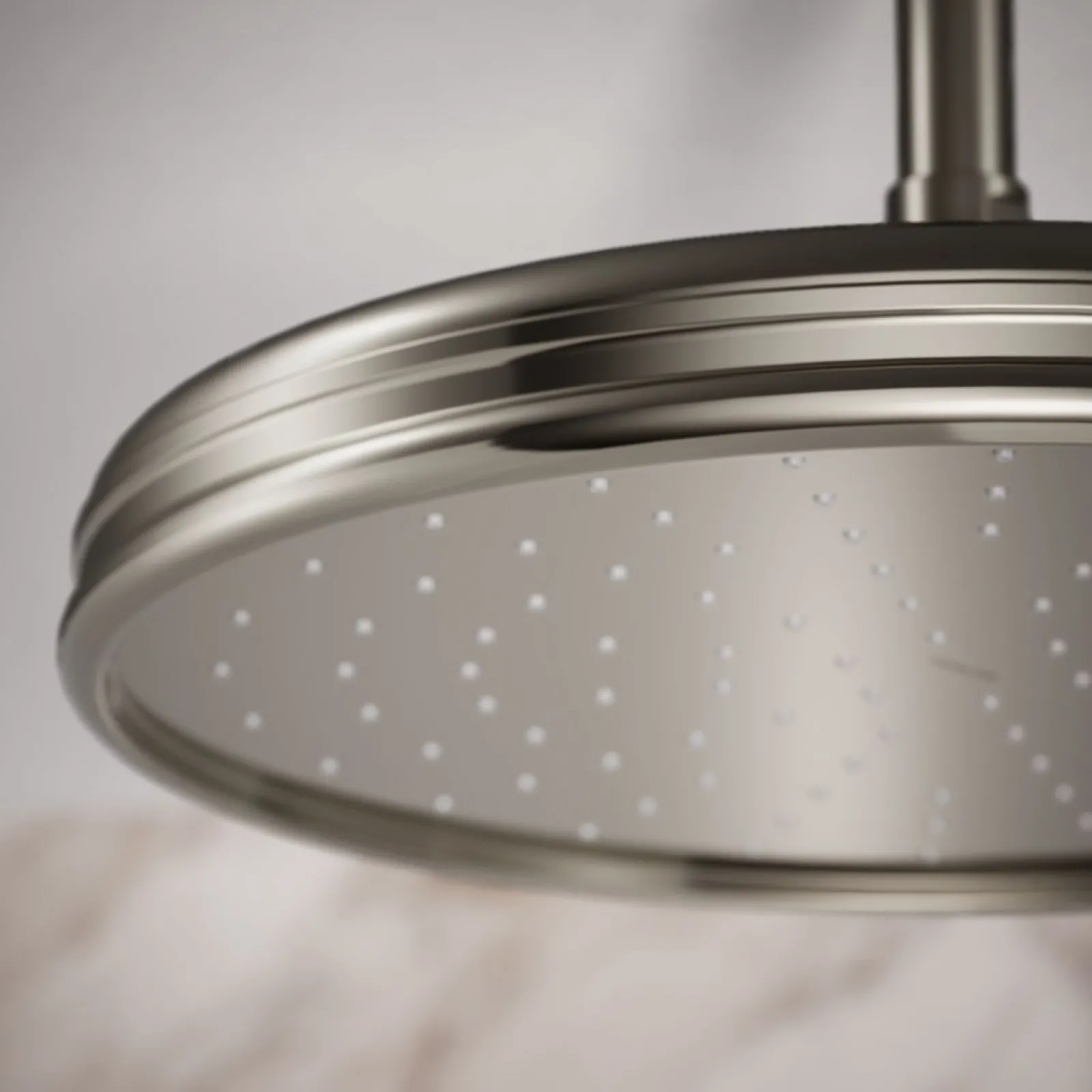 Traditional 12" single-function rainhead, 2.5 gpm^Kohler Online