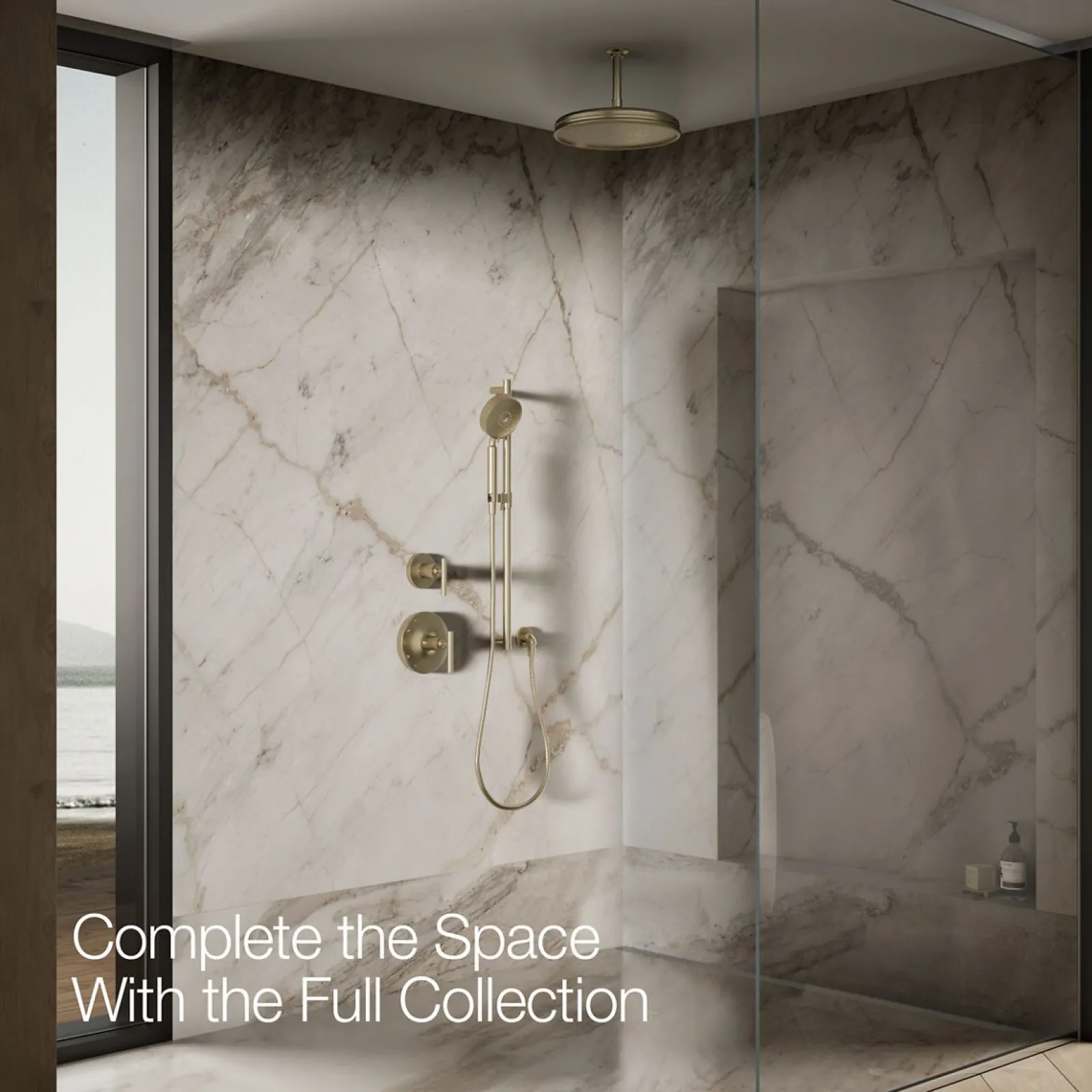 Traditional 12" single-function rainhead, 2.5 gpm^Kohler Online