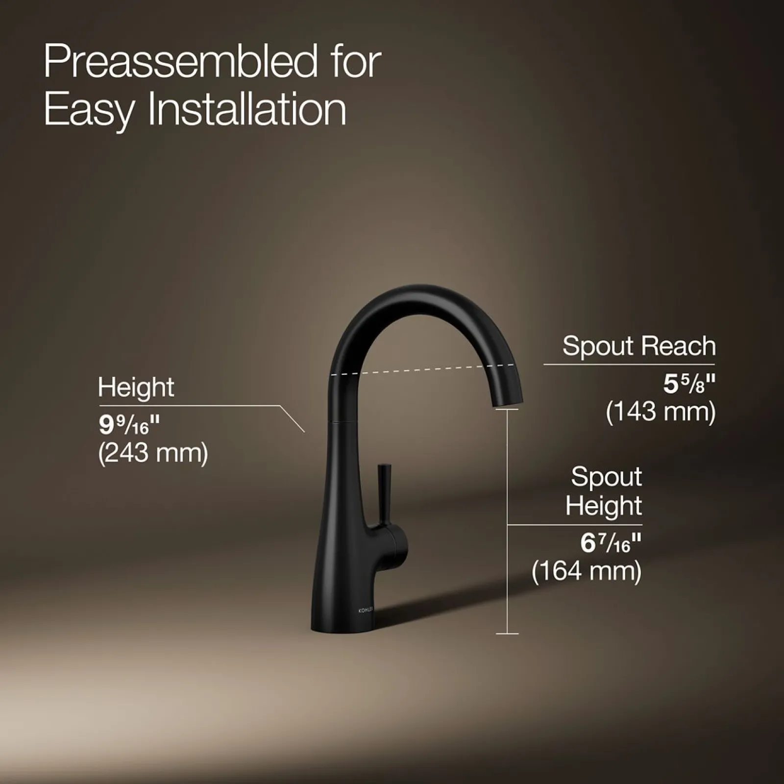 Transitional beverage faucet^Kohler Discount