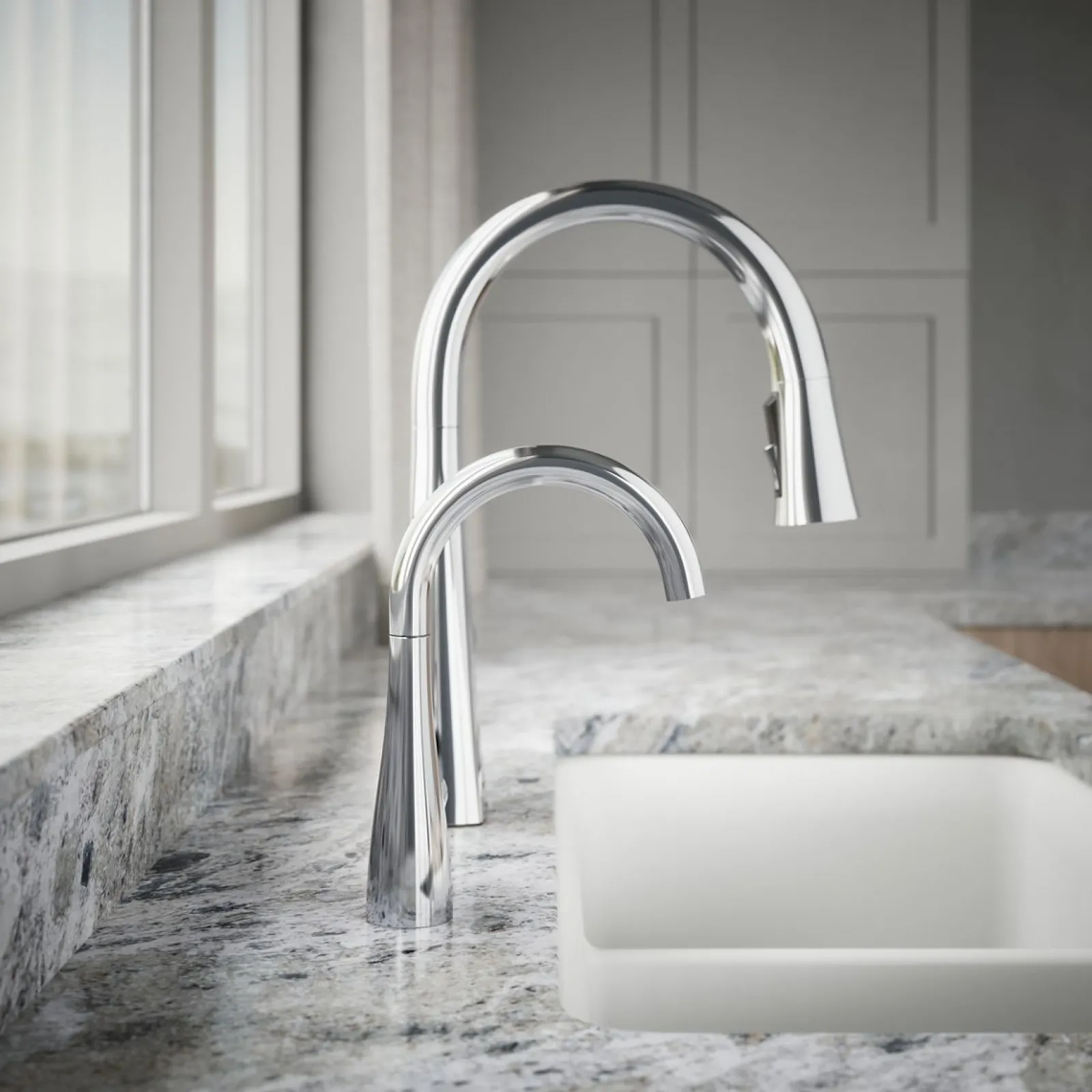Transitional beverage faucet^Kohler Discount