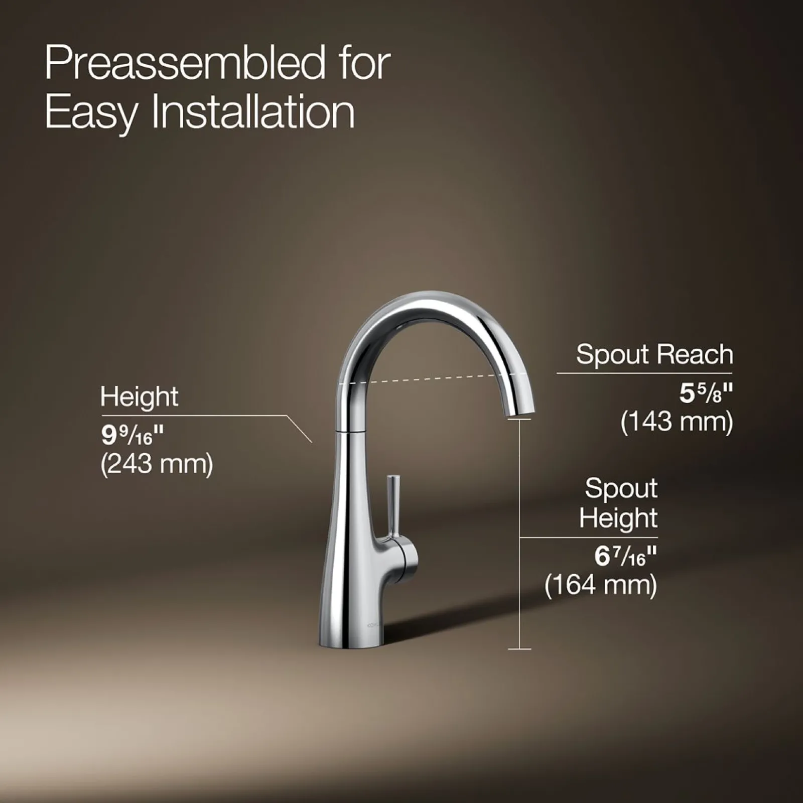 Transitional beverage faucet^Kohler Discount