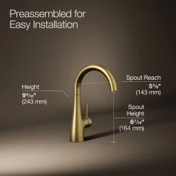 Transitional beverage faucet^Kohler Discount