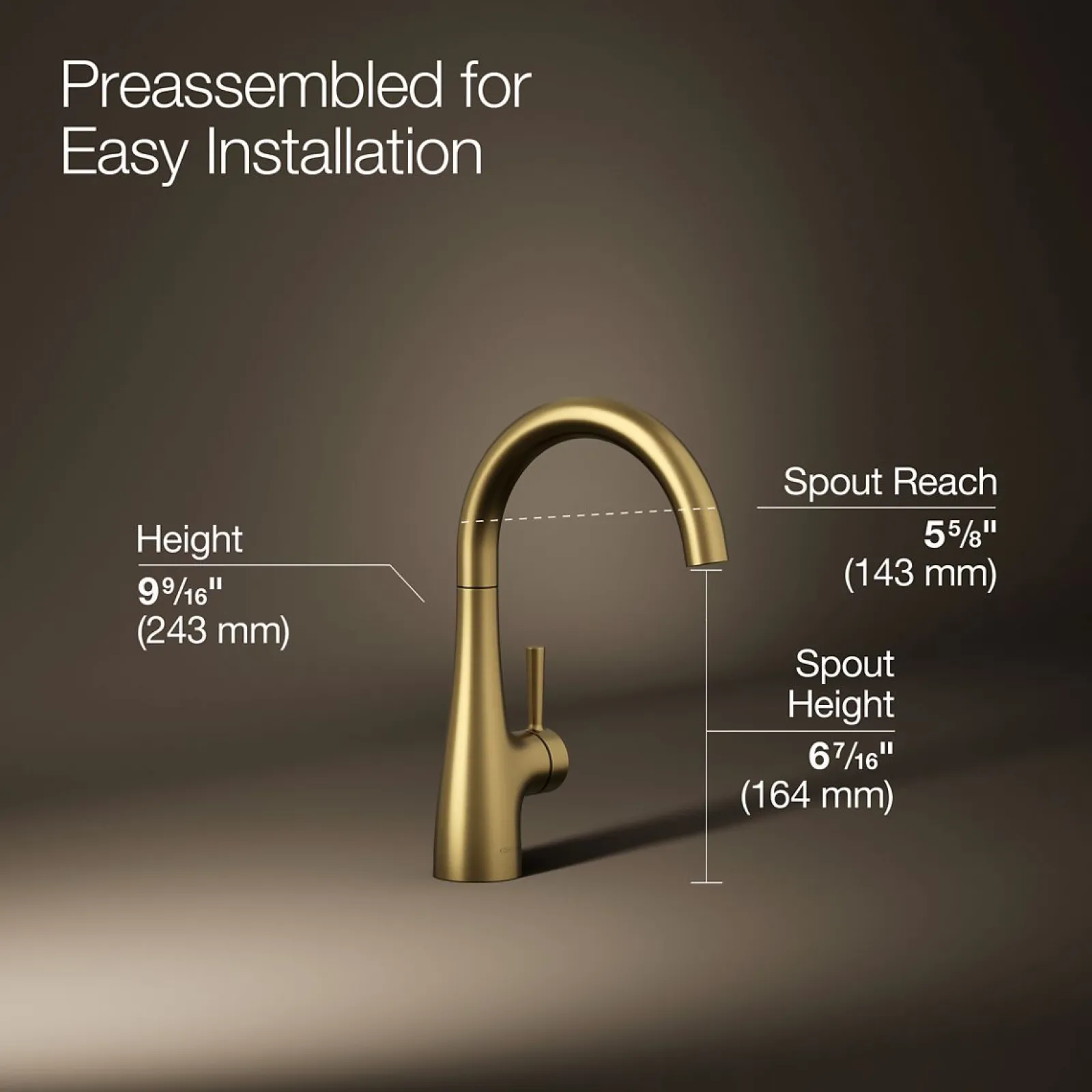 Transitional beverage faucet^Kohler Discount